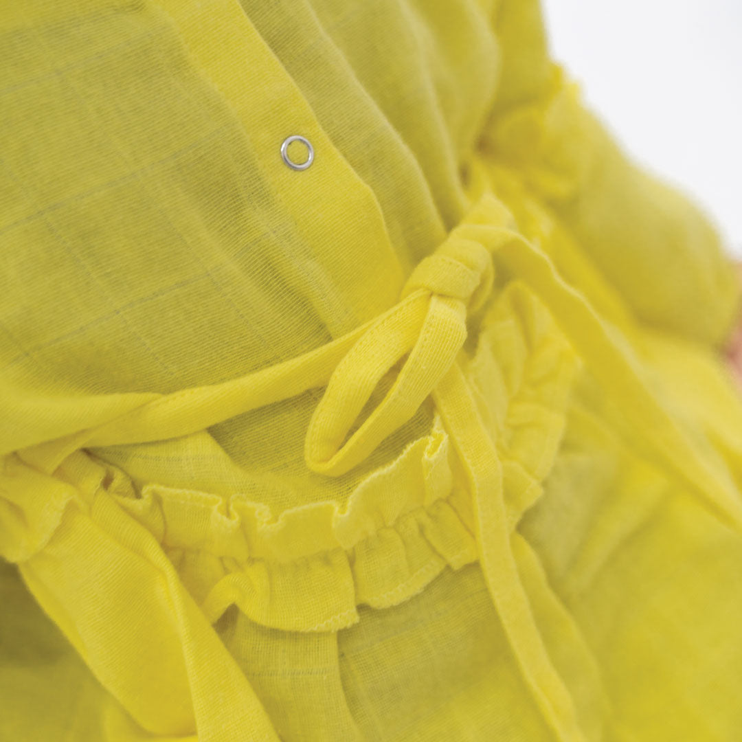 100% Organic Muslin cotton Sun Rider Full Sleeve Muslin Frock