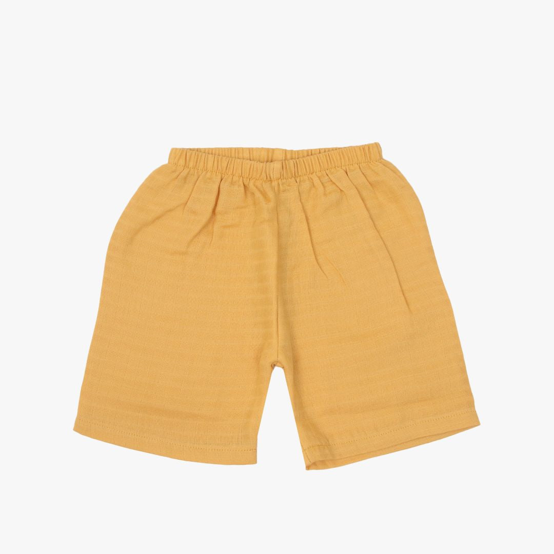 Collared Co-ord sets for kids -  Mustard