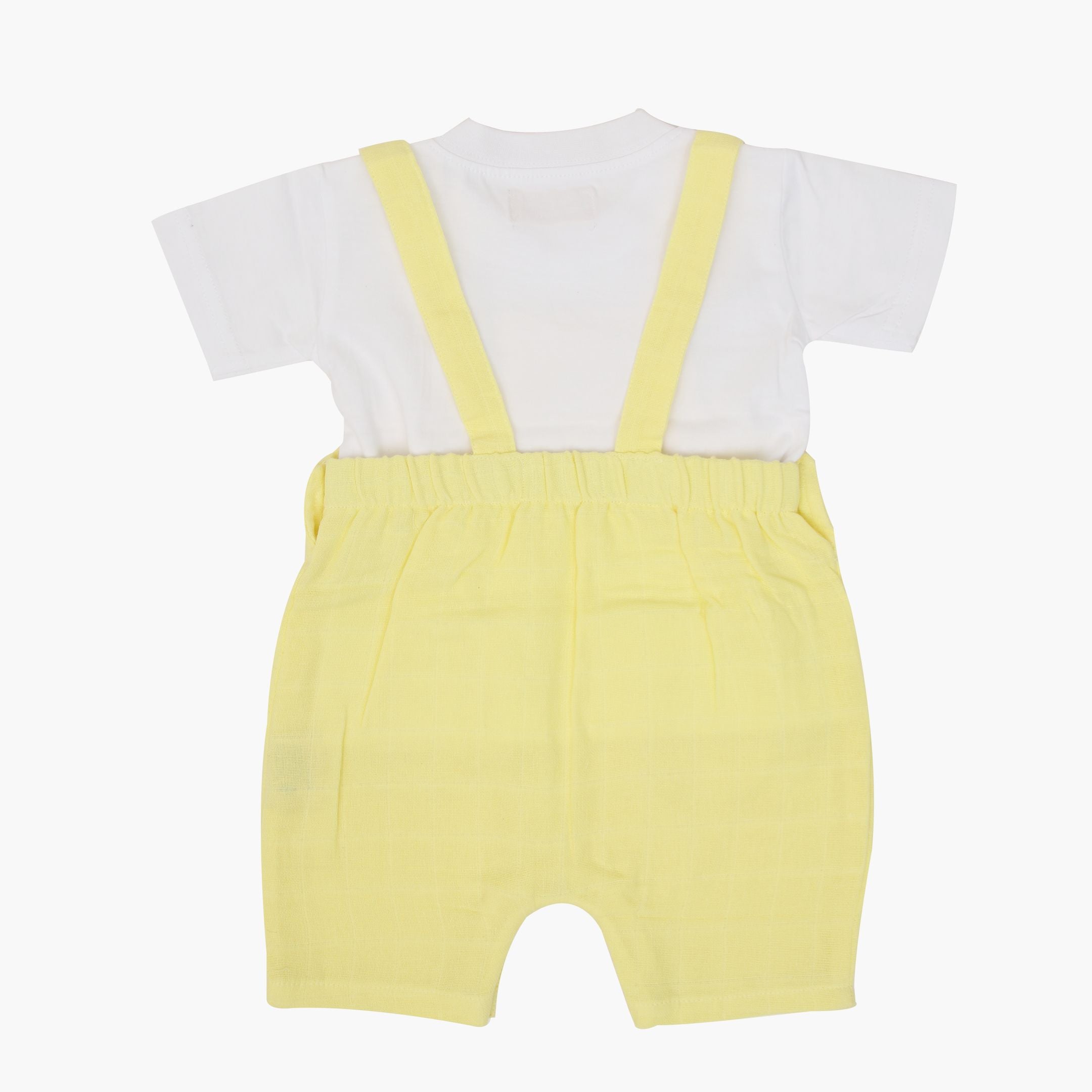Muslin Frill Dungarees for Baby Girls