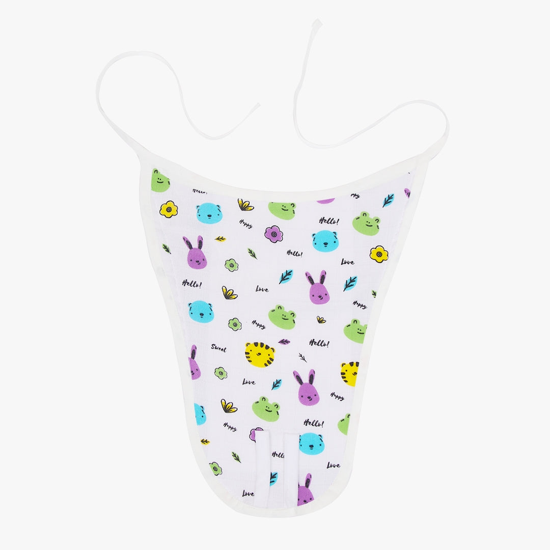 Muslin Matching Button Jablas and Nappies (6 Jablas & 6 Nappies) - Pack of 12 - Special Edition