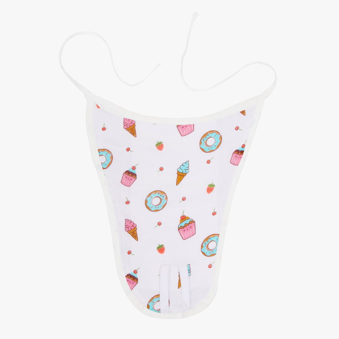 Muslin Matching Button Jablas and Nappies (6 Jablas & 6 Nappies) - Pack of 12 - Special Edition