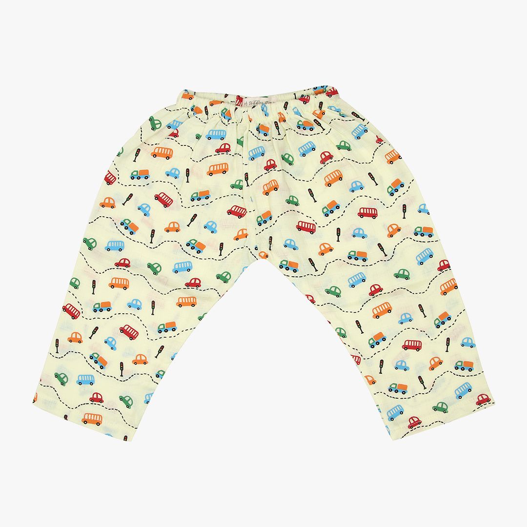 Trucks & T-Rex (Pack of 2) - Muslin Sleep Suit for babies and kids (Unisex)