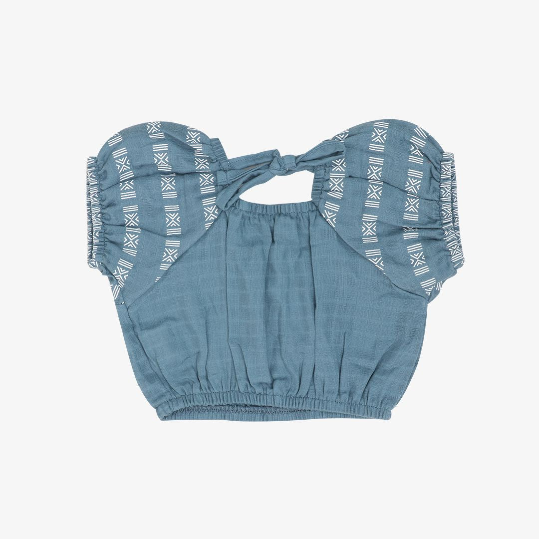 Puffed Co-ord sets for kids - Indigo