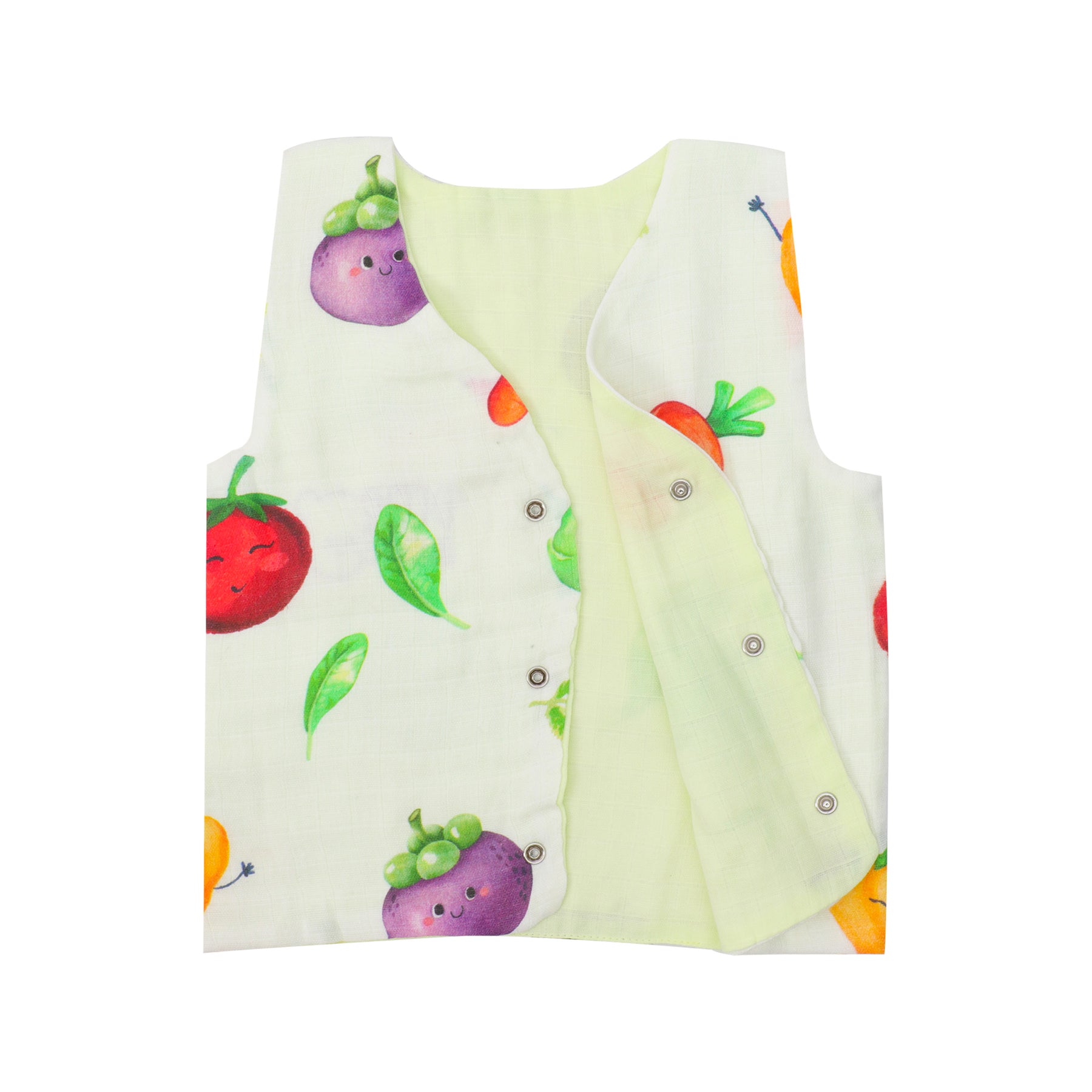 Bon Veggie - Reversible Muslin Jabla (Pack of 2)