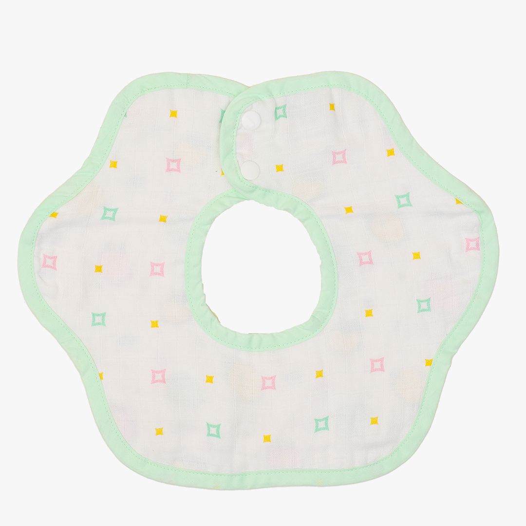 Babasheep - Reversible Bib 0 To 12 Months (Organic Muslin Cotton)