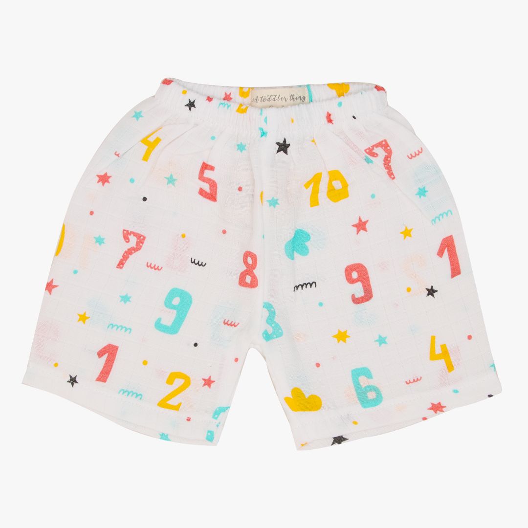 Muslin Jabla and Shorts for Babies and Toddlers (Pack of 3) - Starlight Shells