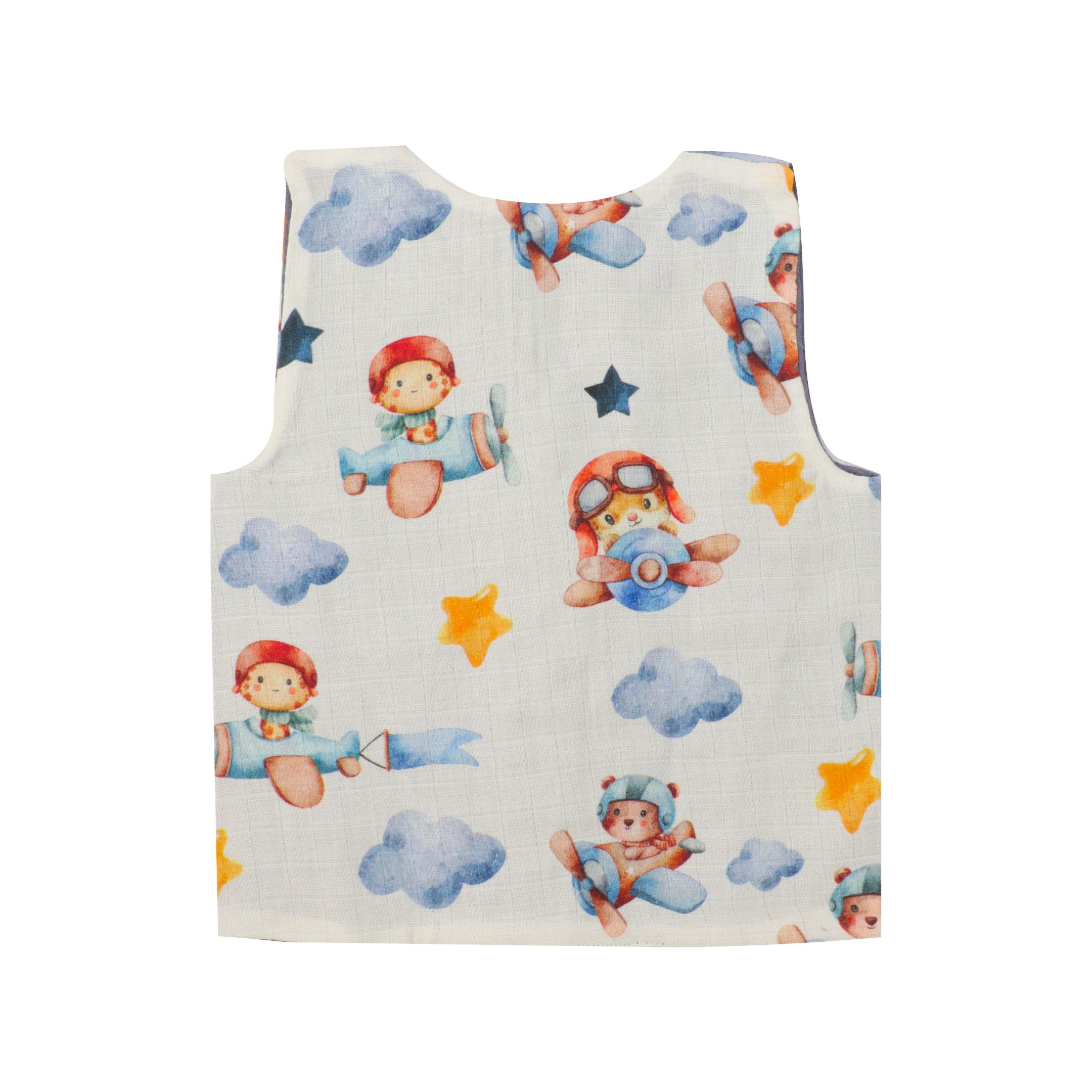 London Bridge - Reversible Muslin Jabla (Pack of 1)