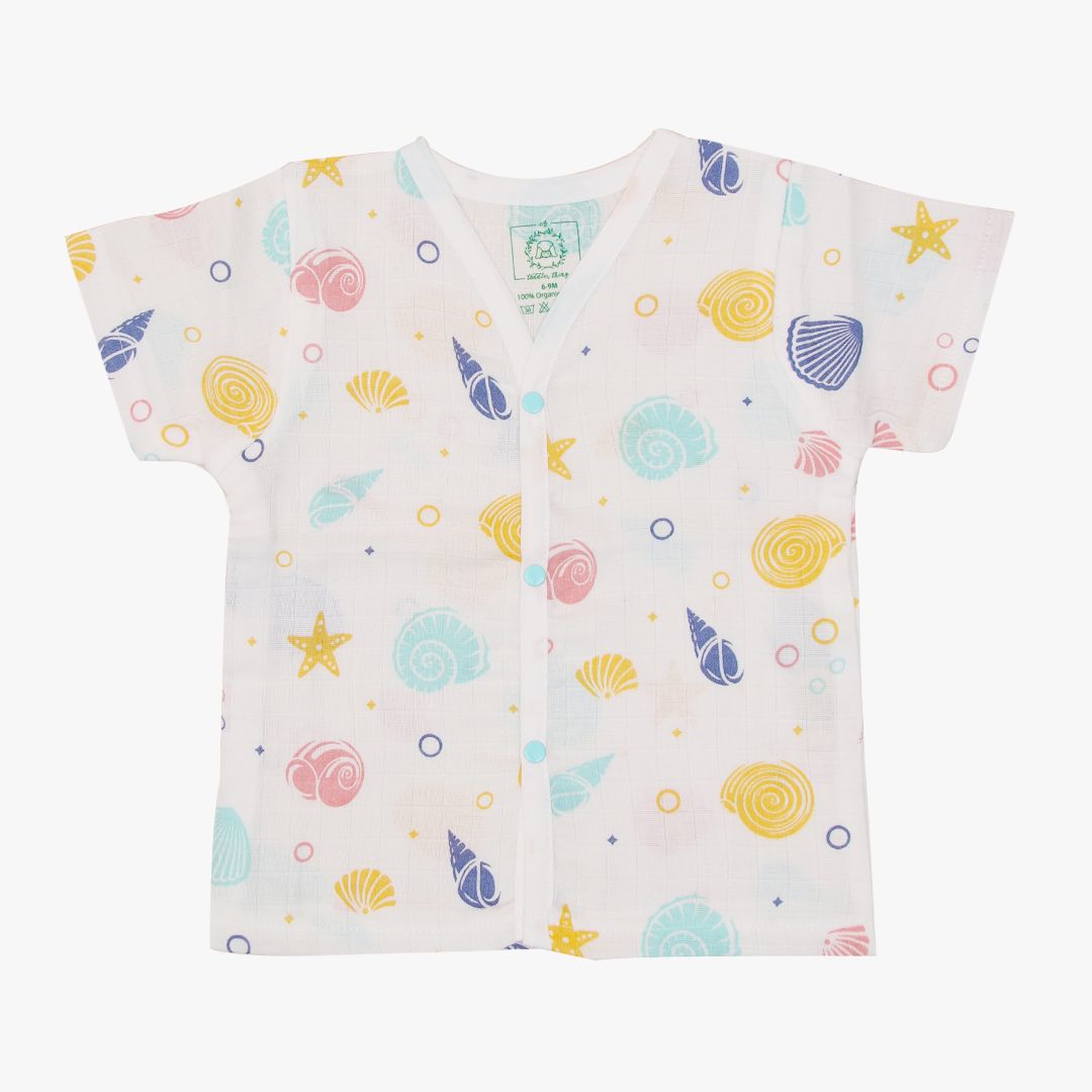 Sea Shell - Muslin Sleep Suit for babies and kids (Unisex)