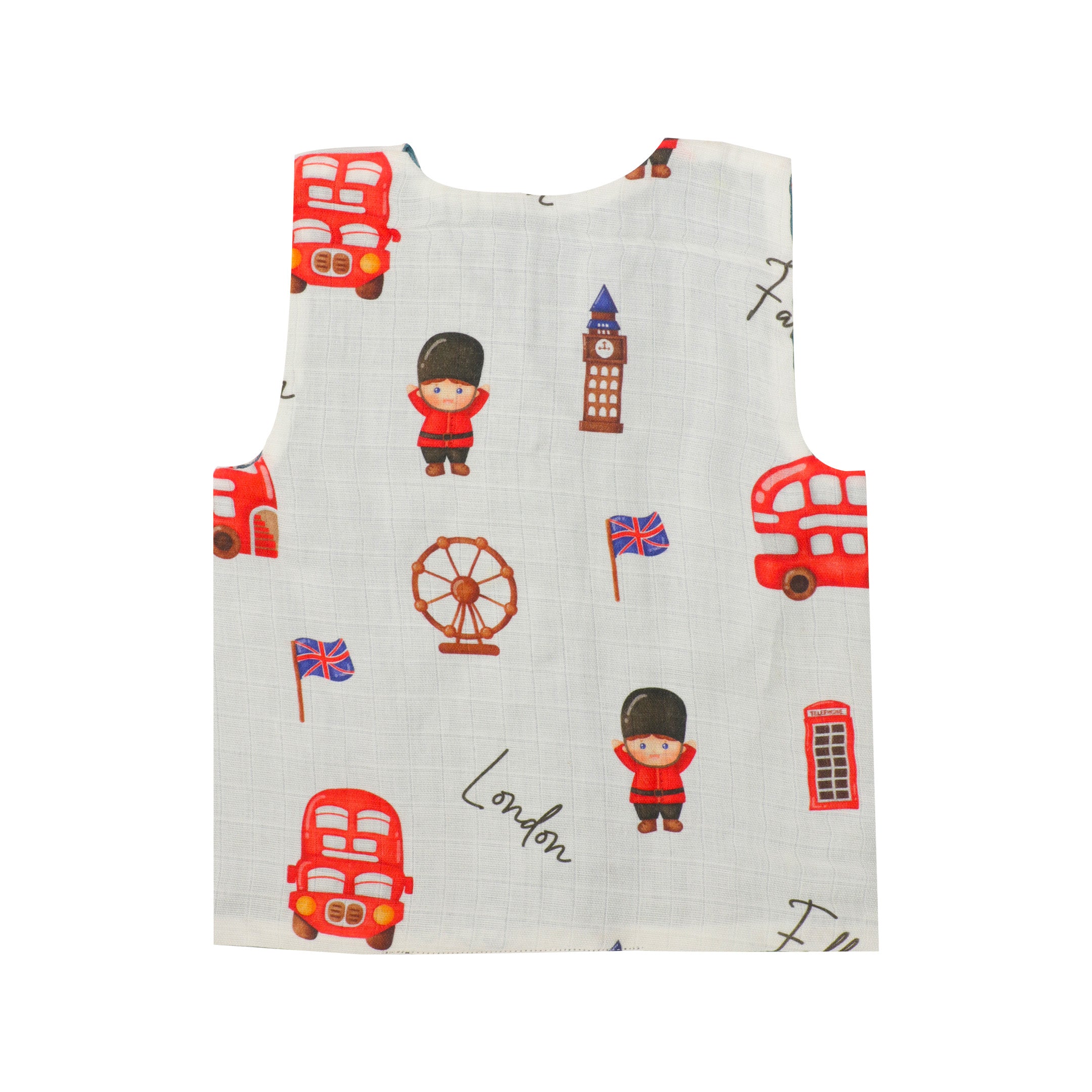 London Bridge - Reversible Muslin Jabla (Pack of 1)