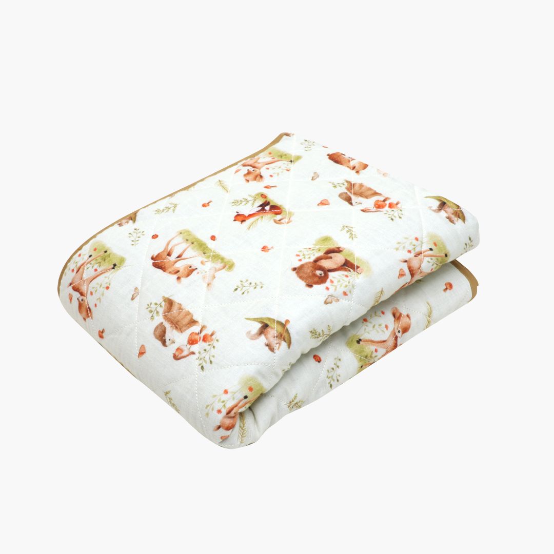 Fishing Fun - Muslin Quilt for newborn babies to 5 years