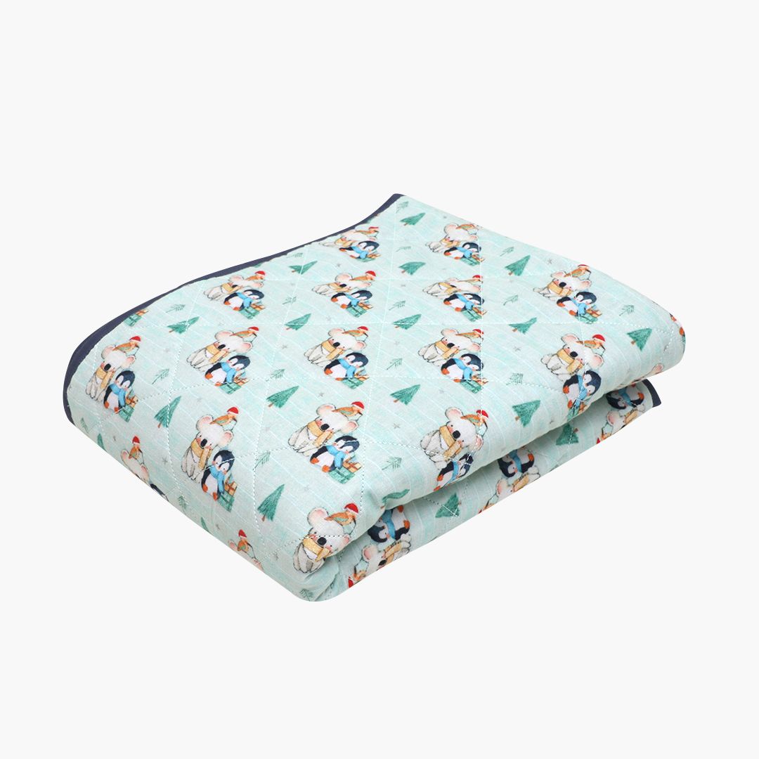 Fishing Fun - Muslin Quilt for newborn babies to 5 years