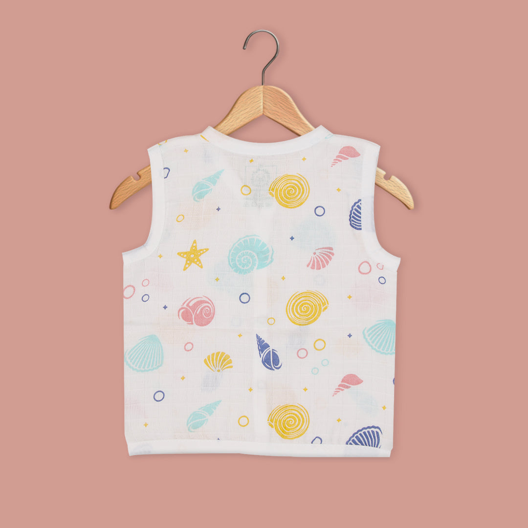 Sea Shell - Muslin Jabla and Shorts for Babies and Toddlers