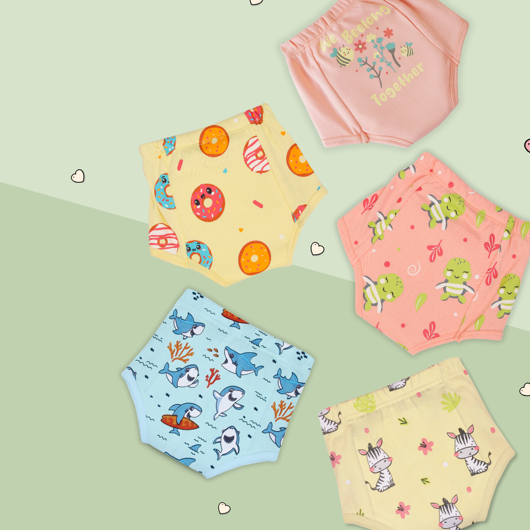 2-3 Years (Pack of 5) - Ultra Undies - Baby Padded Underwear