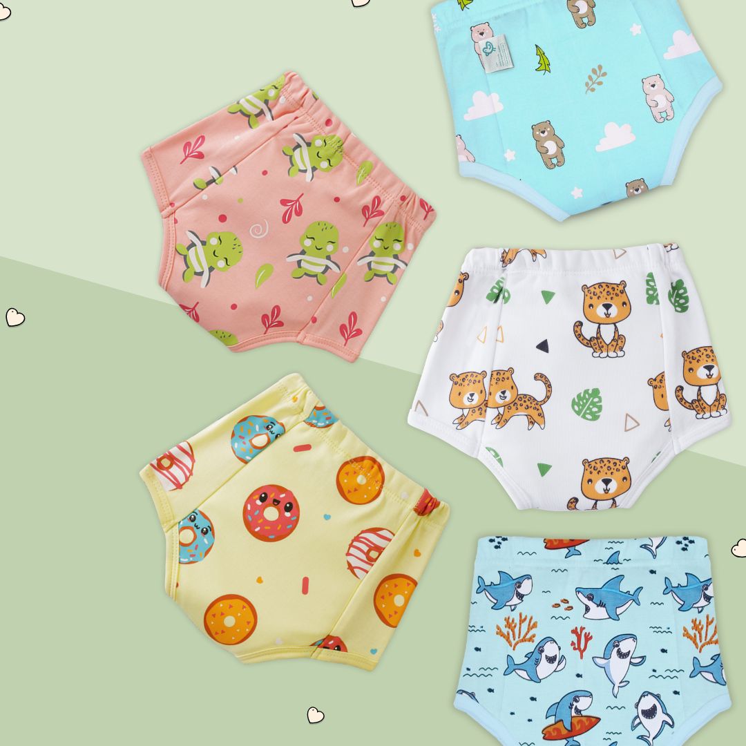 1-2 Years (Pack of 5) - Ultra Undies - Baby Padded Underwear