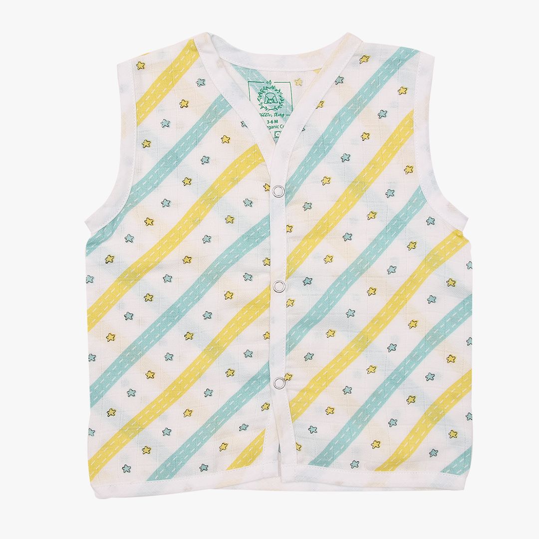 Muslin Jabla Button Type - (Pack of 3) Combo 1