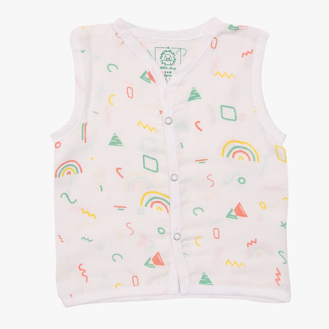 Muslin Jabla Button Type - (Pack of 3) Combo 1