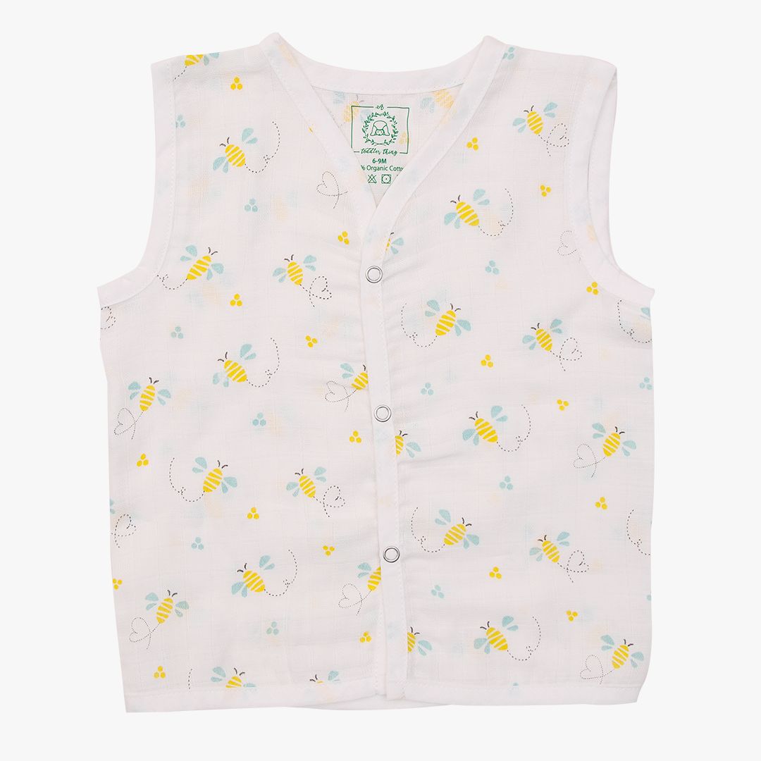 Muslin Matching Jablas and Nappies (6 + 6 Nappies) - Pack of 12 (Button and Knot)