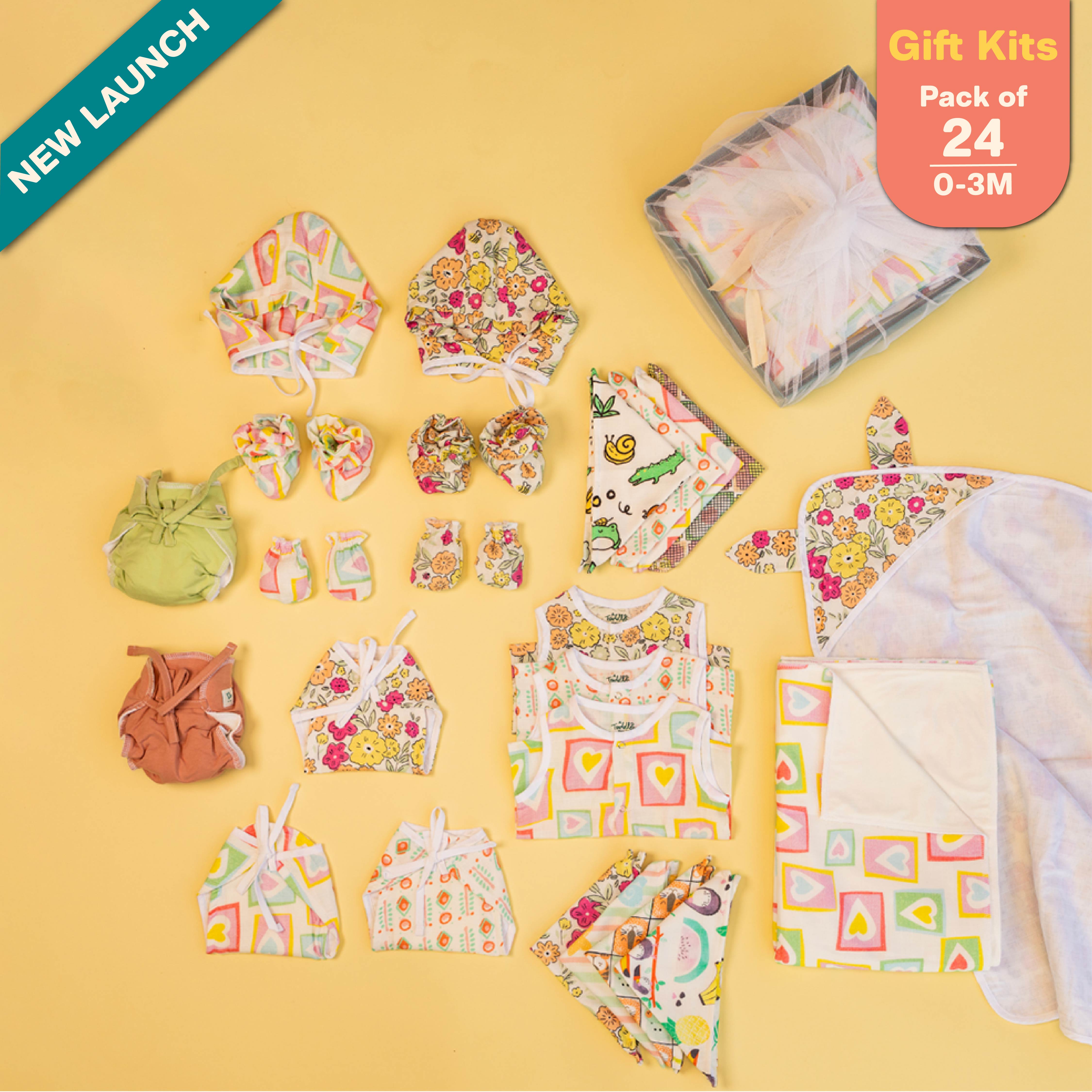 Hello Zoodle Shores - Muslin 24 Piece Hospital Kit