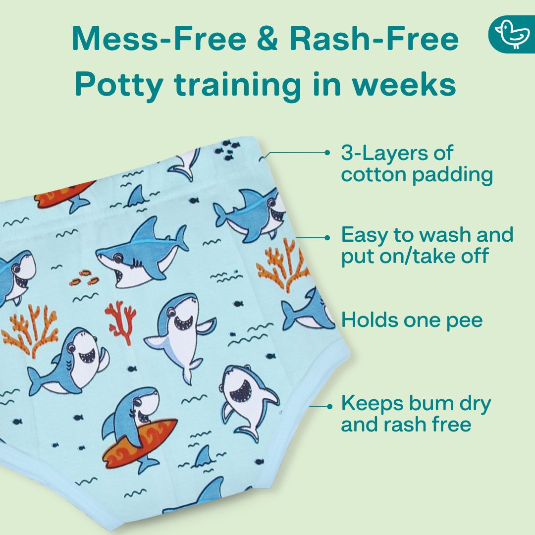 3-4 Years (Pack of 3) - Ultra Undies - Baby Padded Underwear