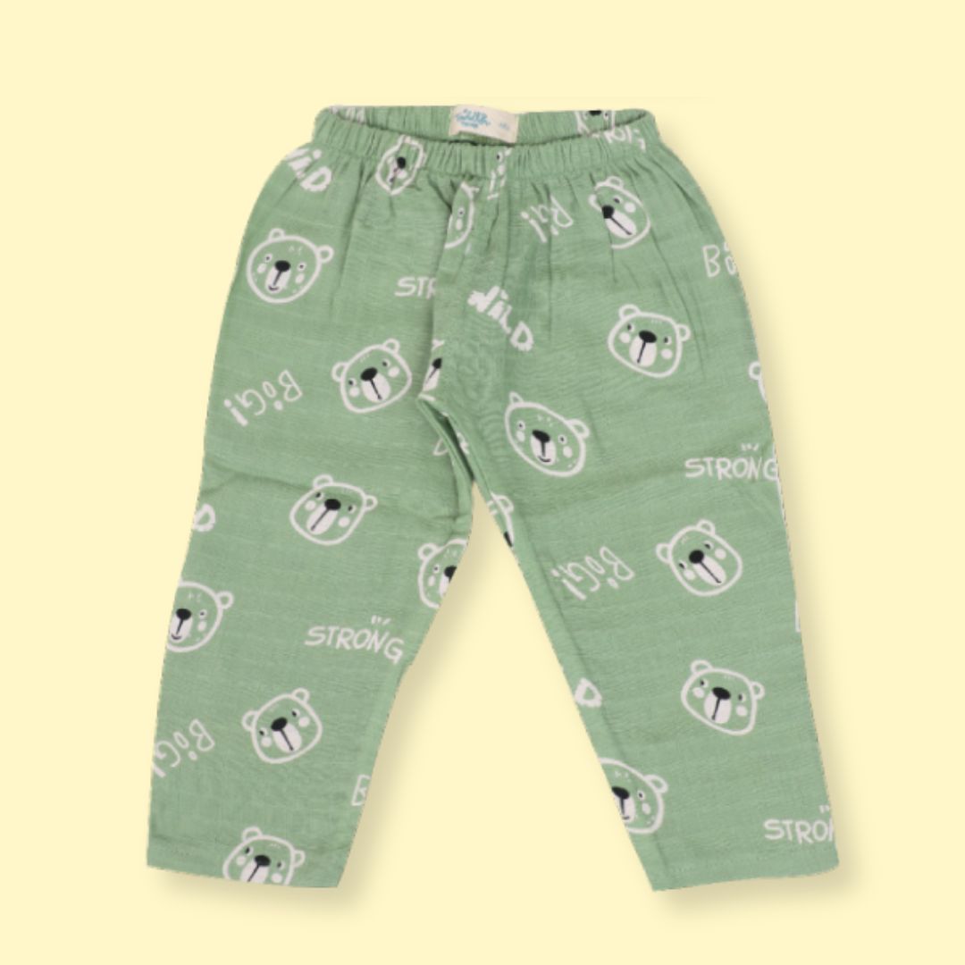 Alpha Bear (Pack of 2) - Muslin Sleep Suit for babies and kids