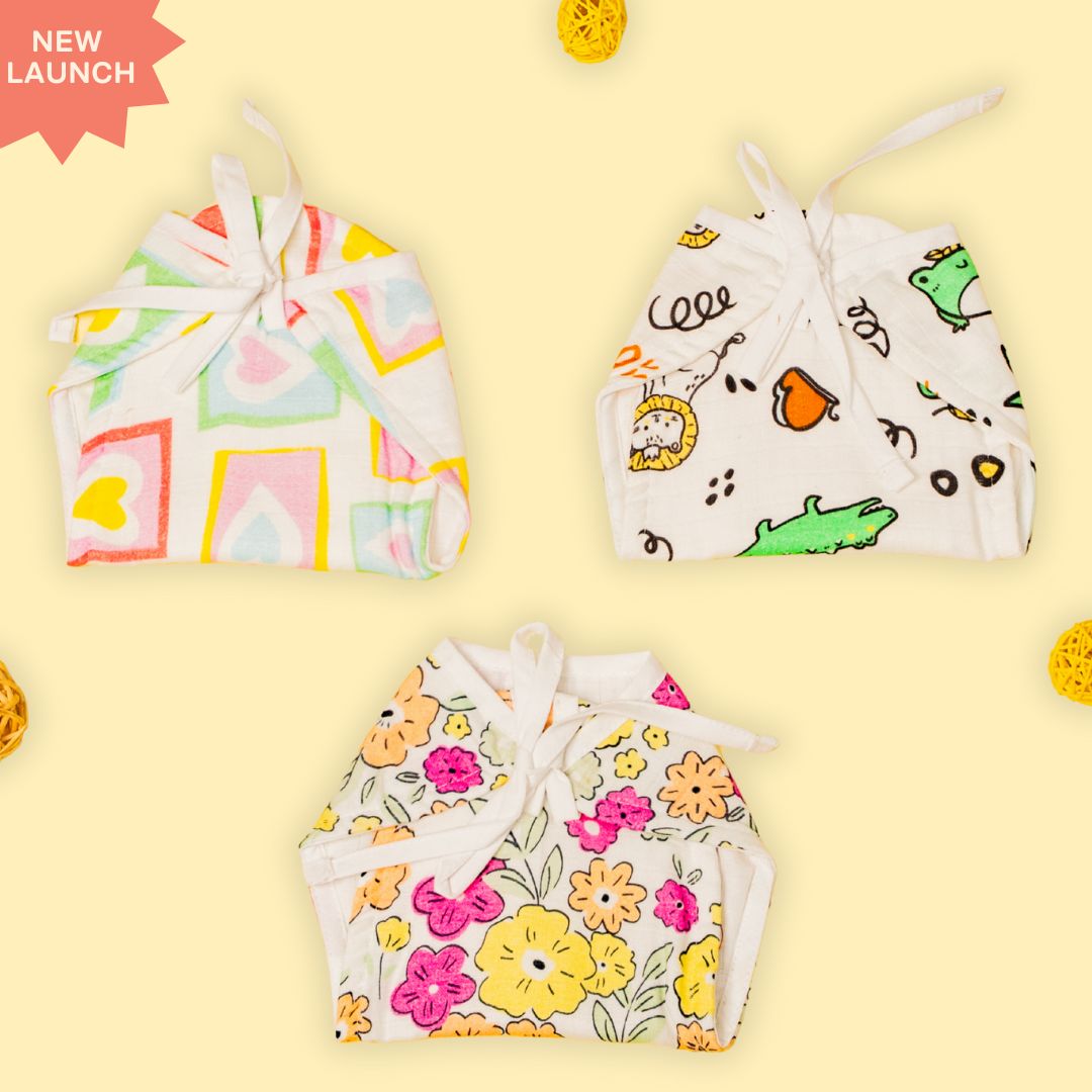 Muslin Nappies - Combo Packs