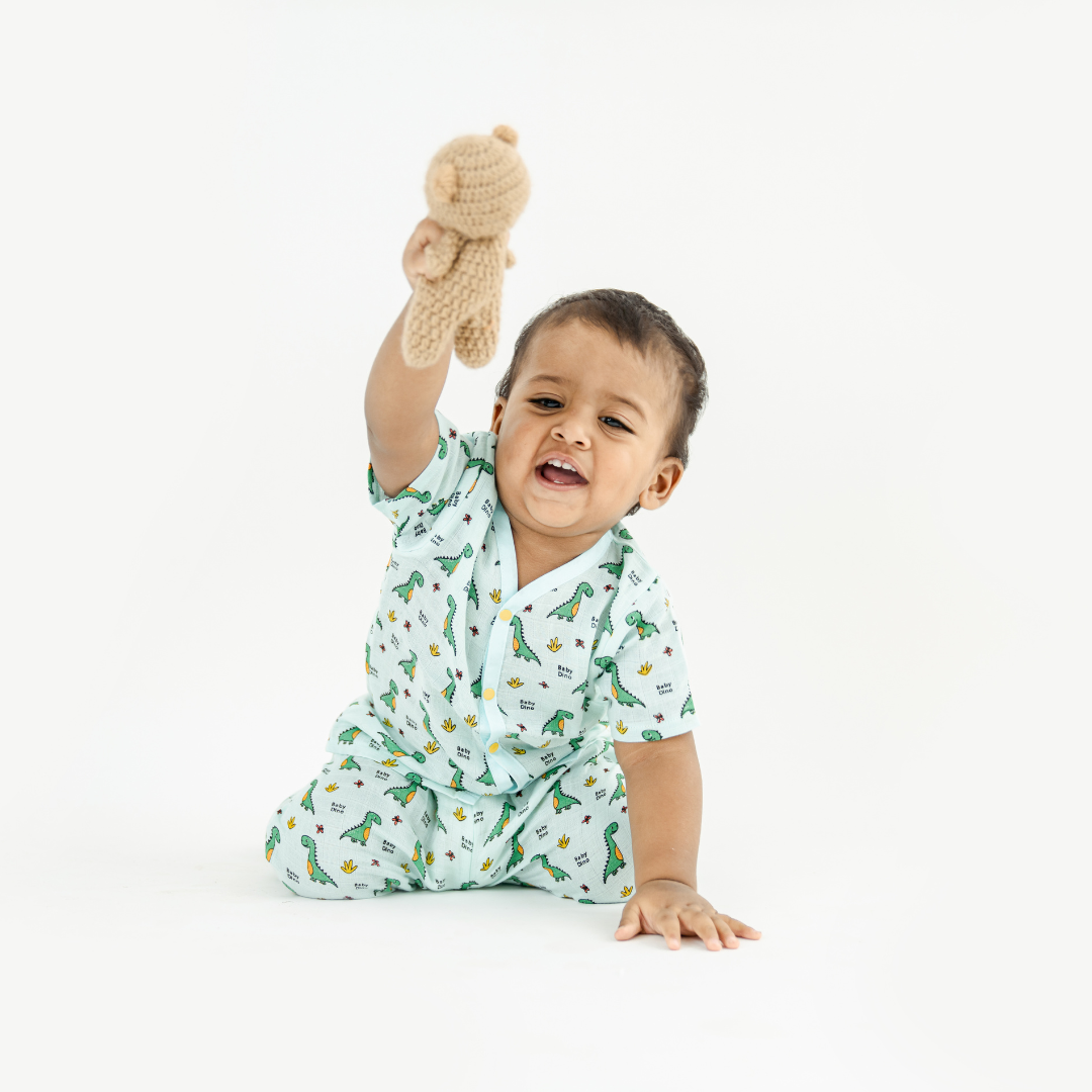 5 Lil Friends (Pack of 5) - Muslin Sleep Suit for babies and kids