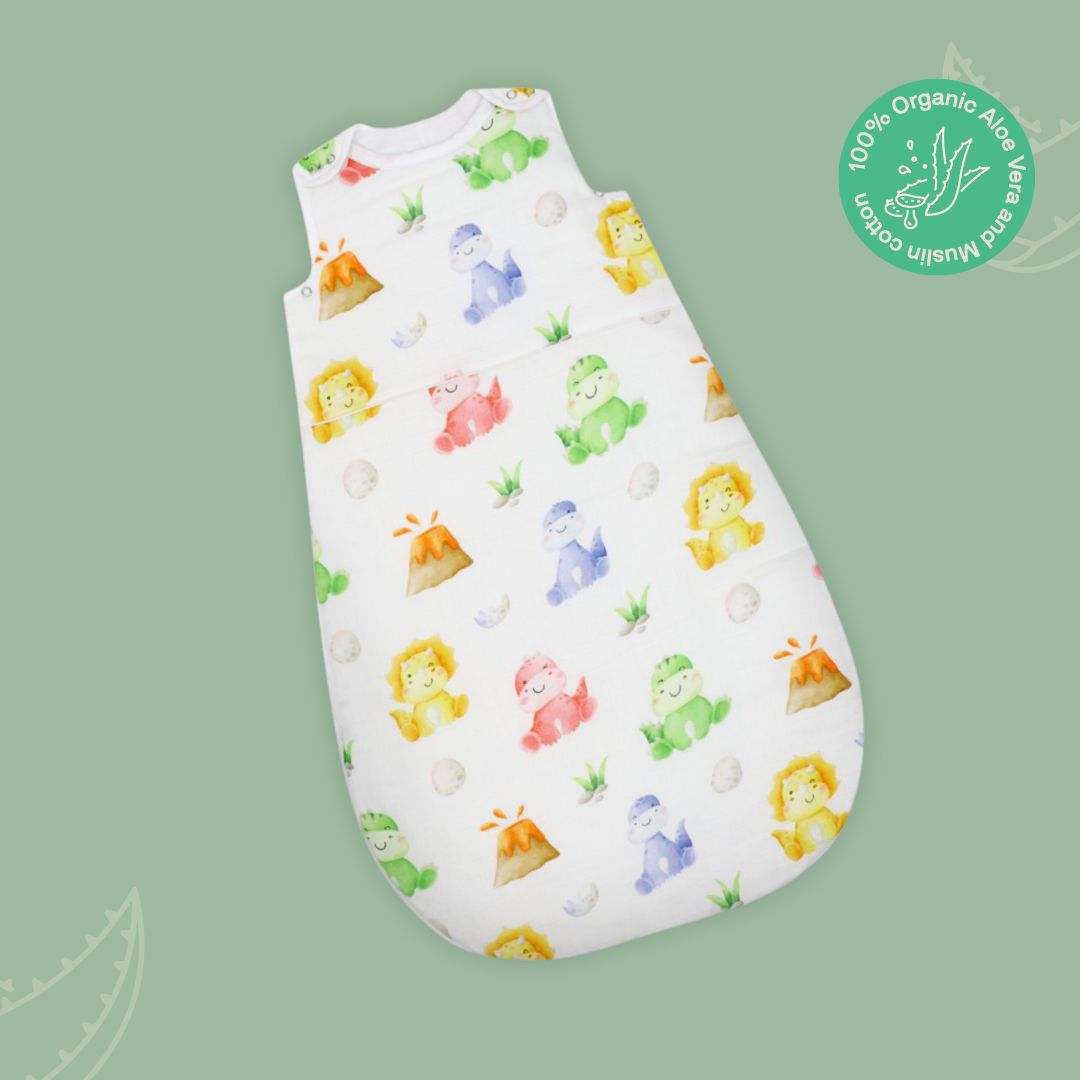 Barney's Friends - Organic Muslin Aloe Vera Sleep Bag (upto 9 months)