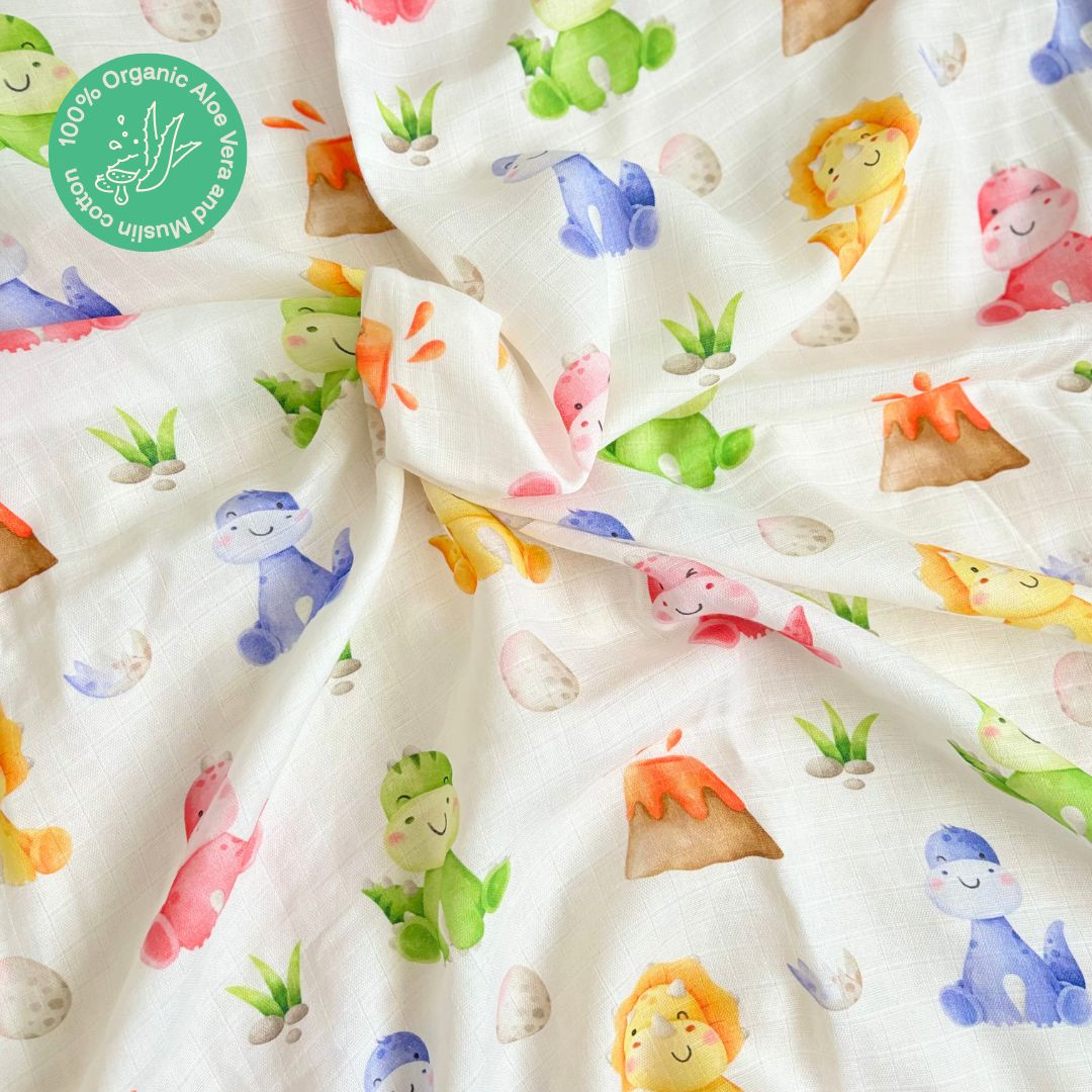 Barney's Friends - Organic Muslin Aloe Vera Towel