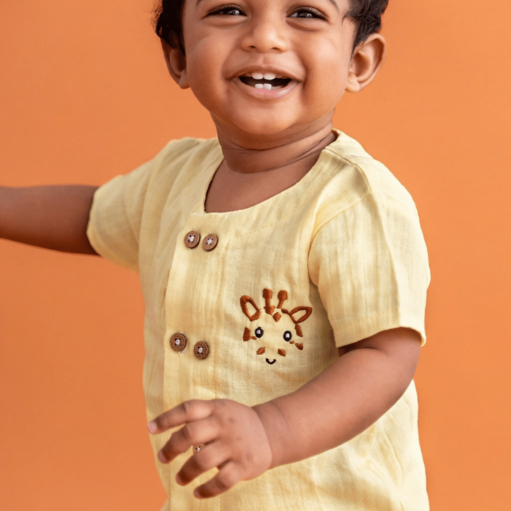 Lil Koala - Crinkled Muslin Co-ord Set