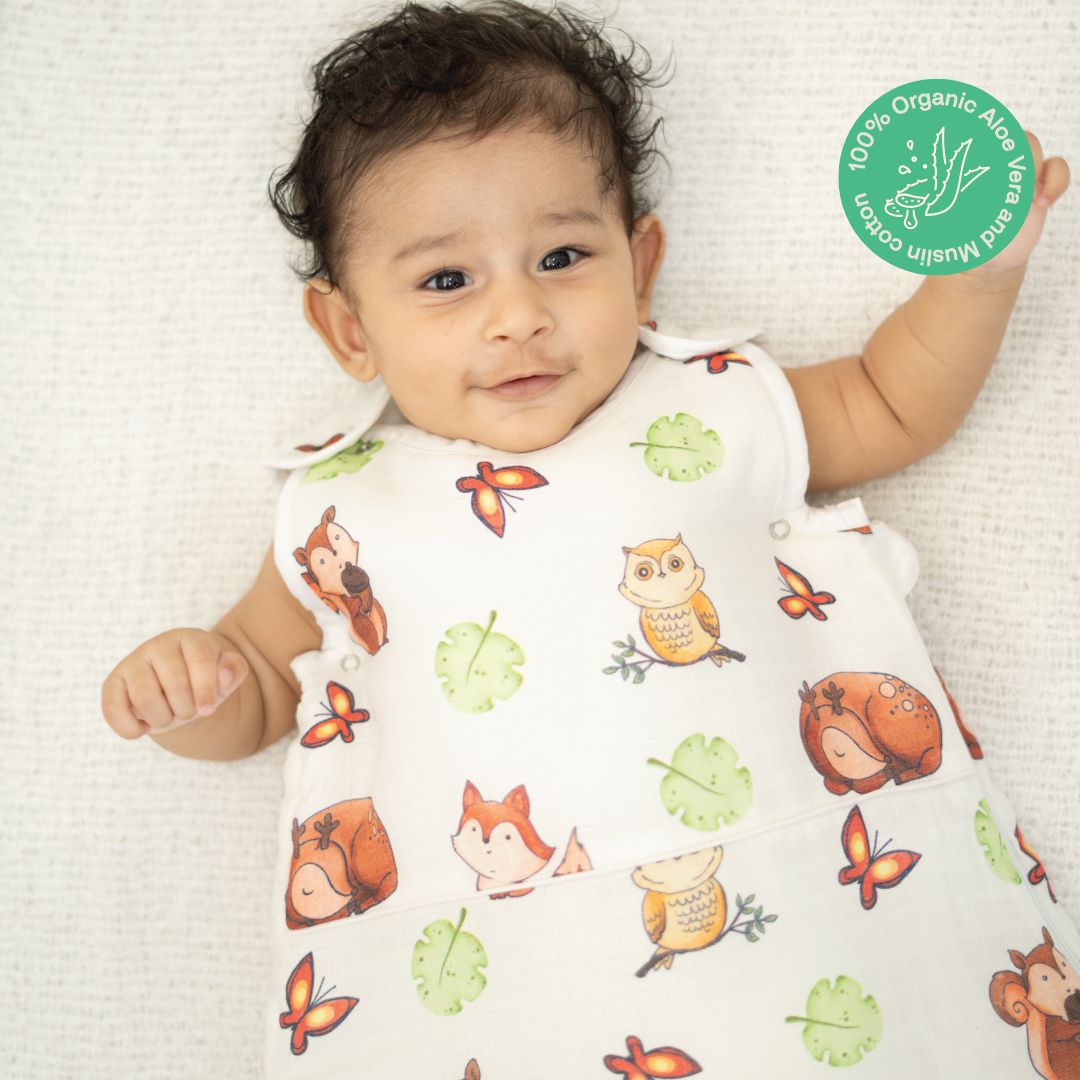 Zooland - Organic Muslin Aloe Vera Sleep Bag (upto 9 months)