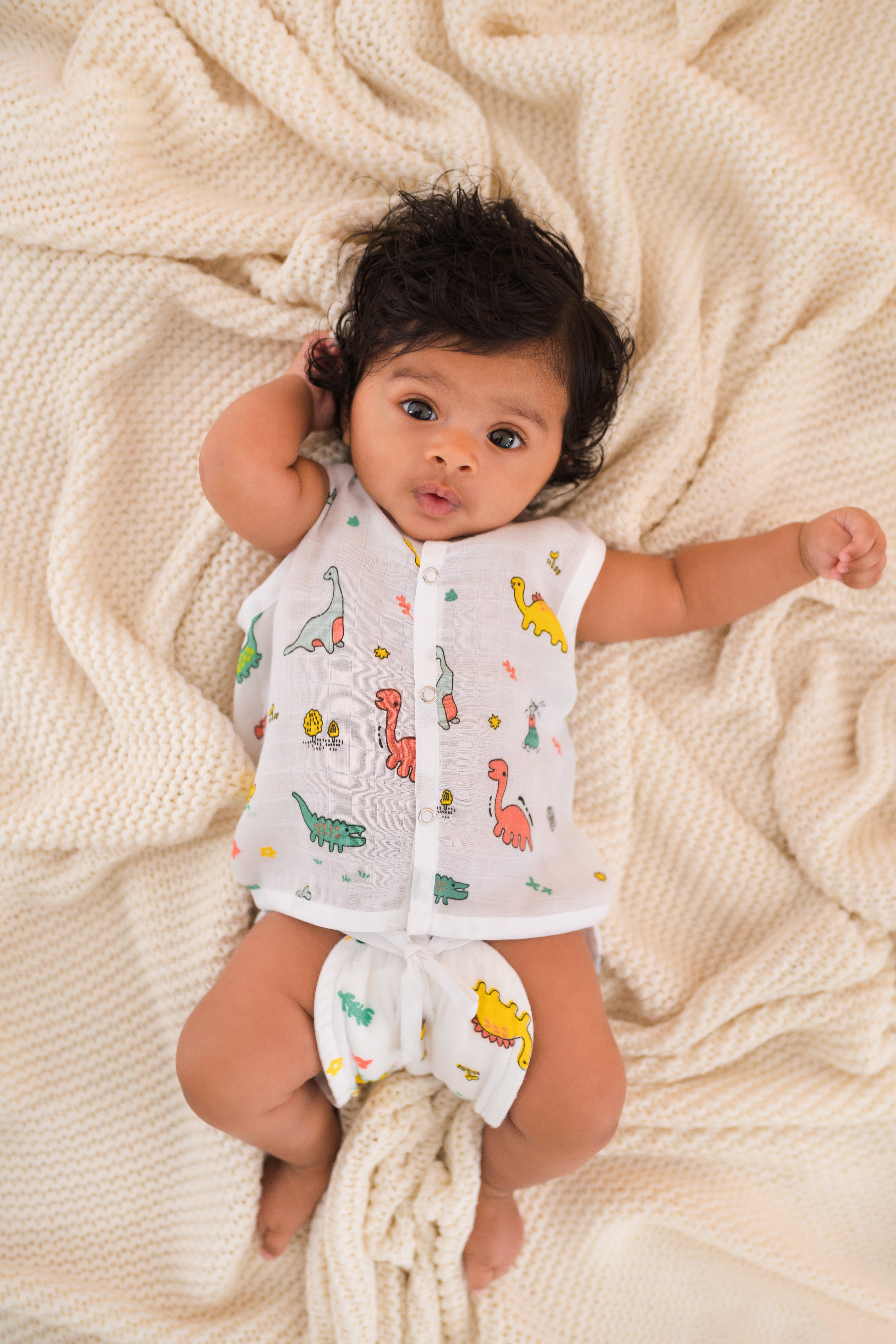 BEST SELLER - Muslin Jabla Button Type for Babies - Combo Packs