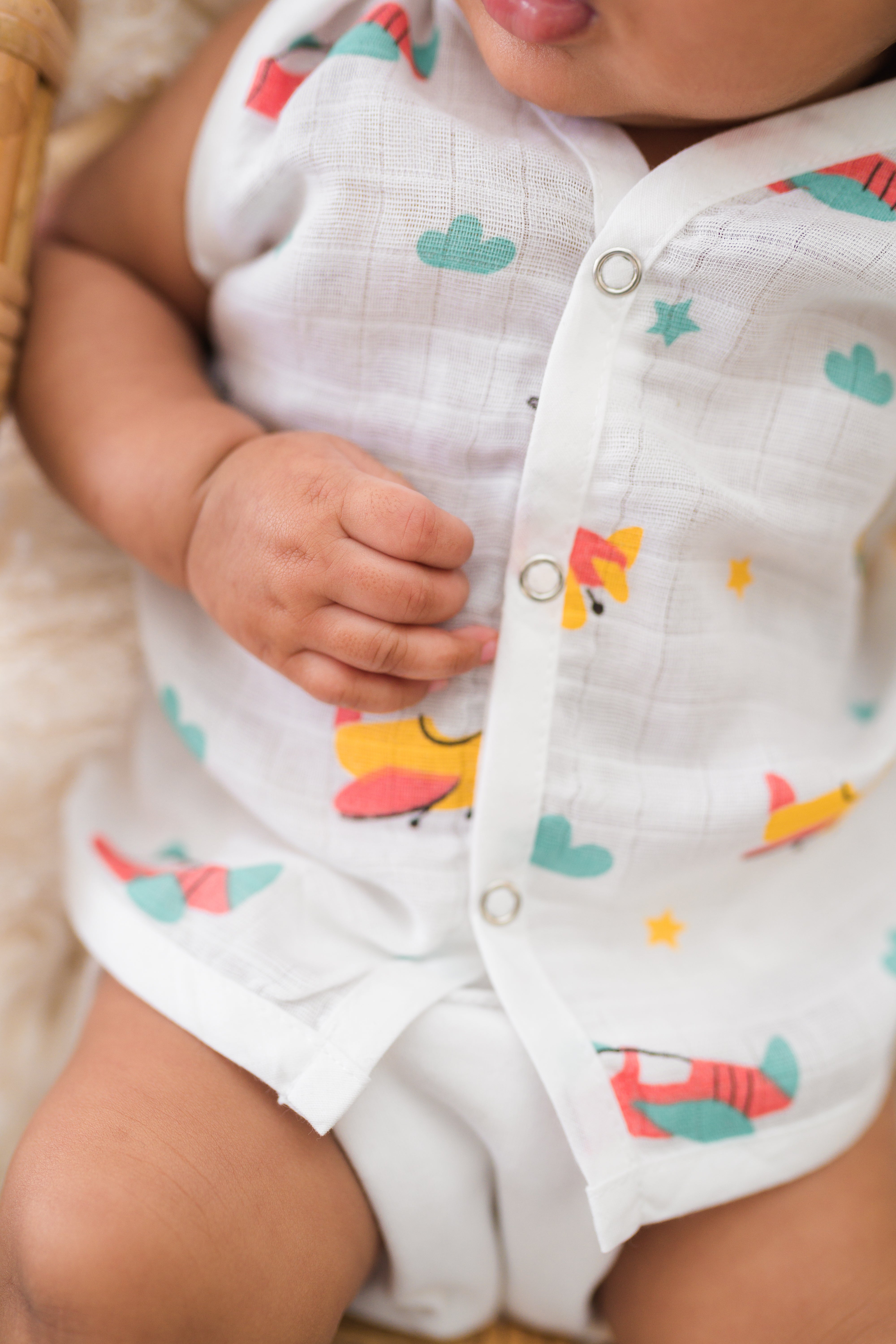 BEST SELLER - Muslin Jabla Button Type for Babies - Combo Packs