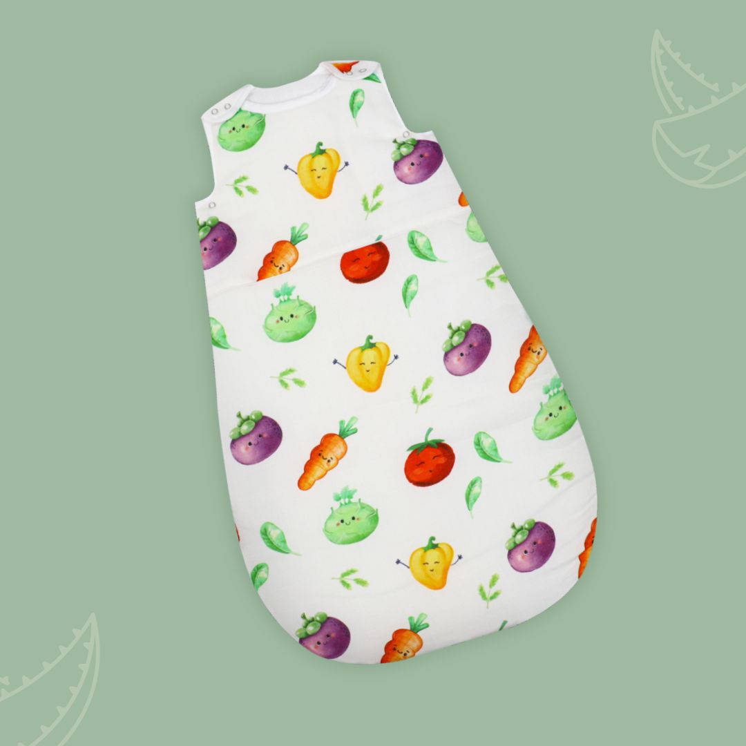 Veggie Delight - Organic Muslin Aloe Vera Sleep Bag (upto 9 months)