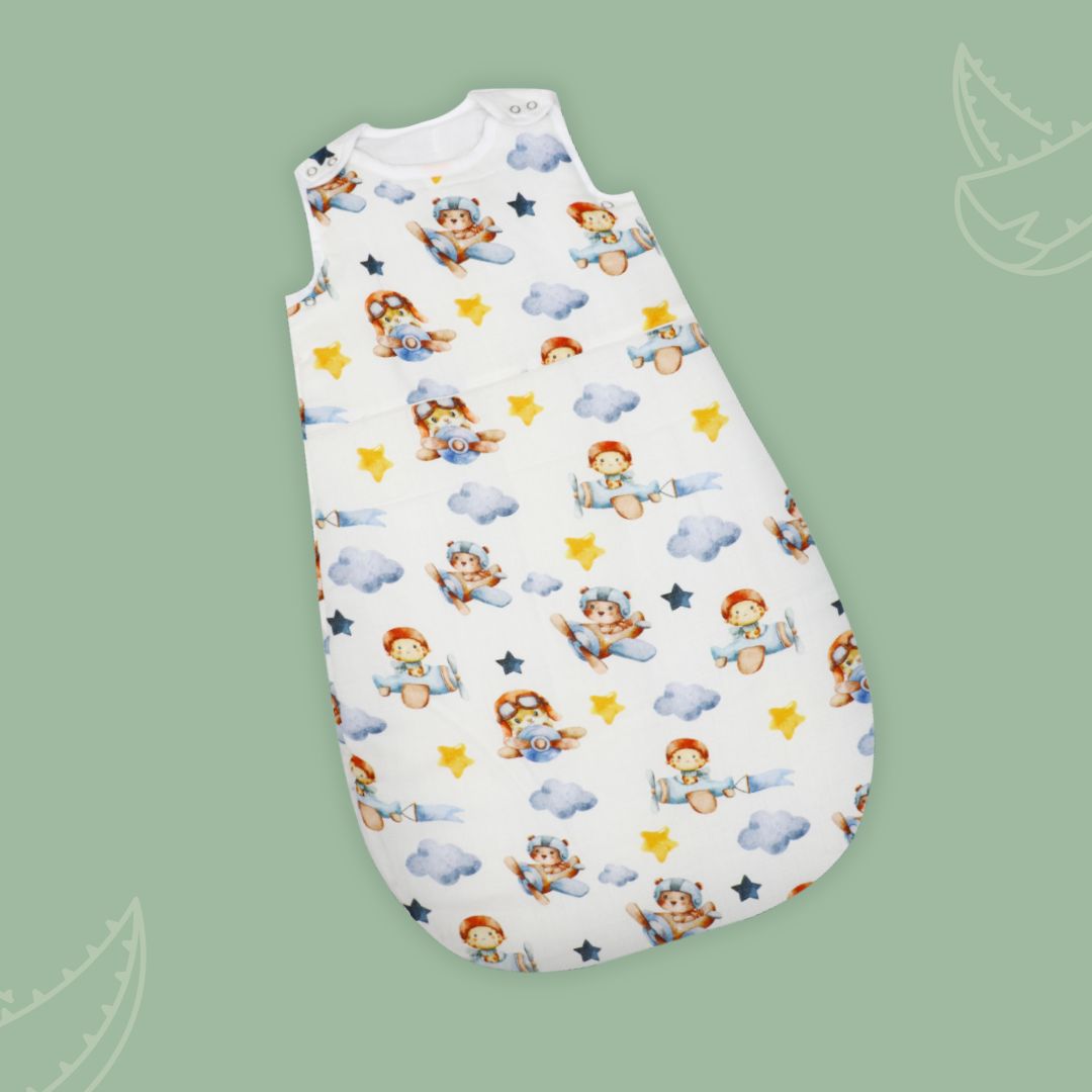 Bon Voyage - Organic Muslin Aloe Vera Sleep Bag (upto 9 months)