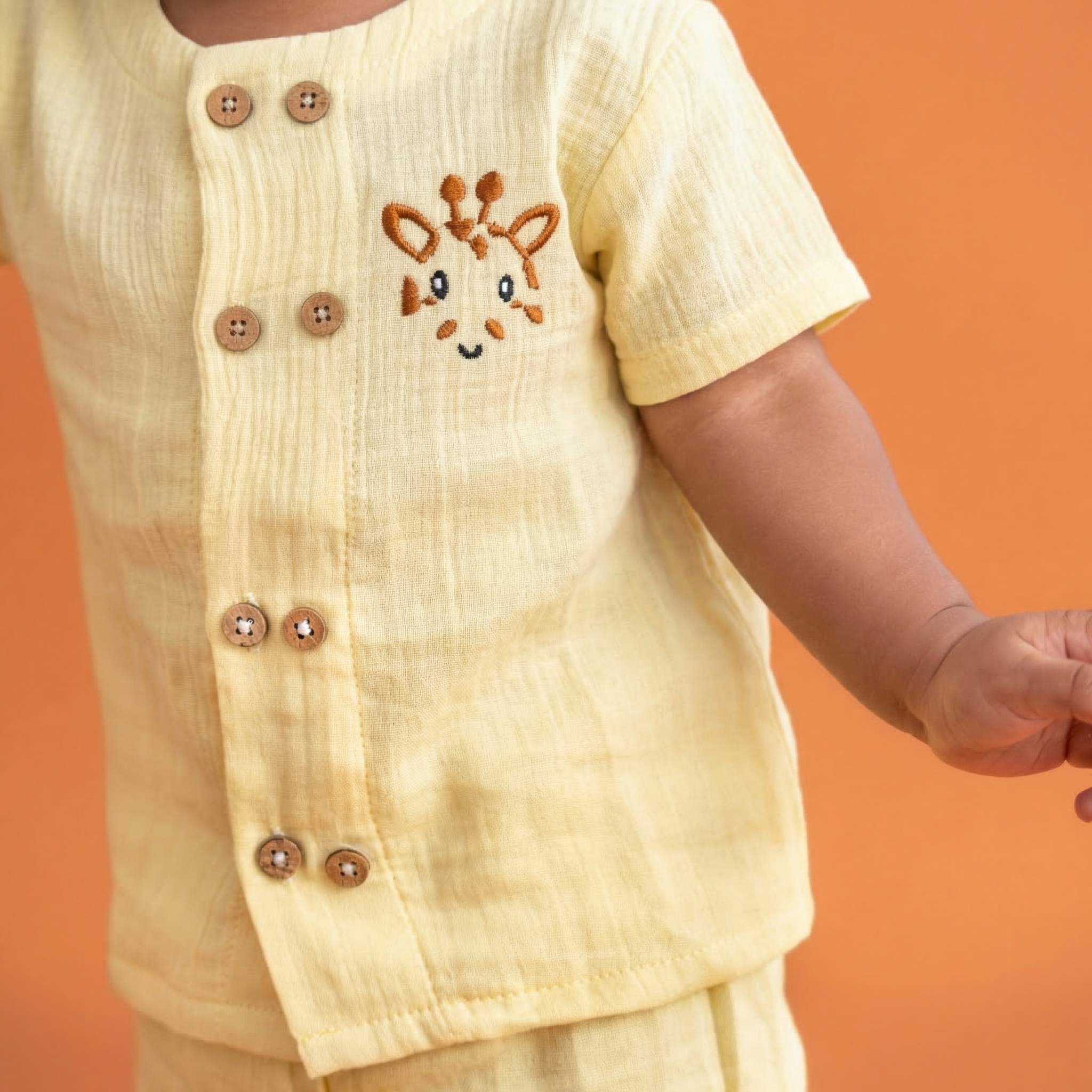 Lil Koala - Crinkled Muslin Co-ord Set