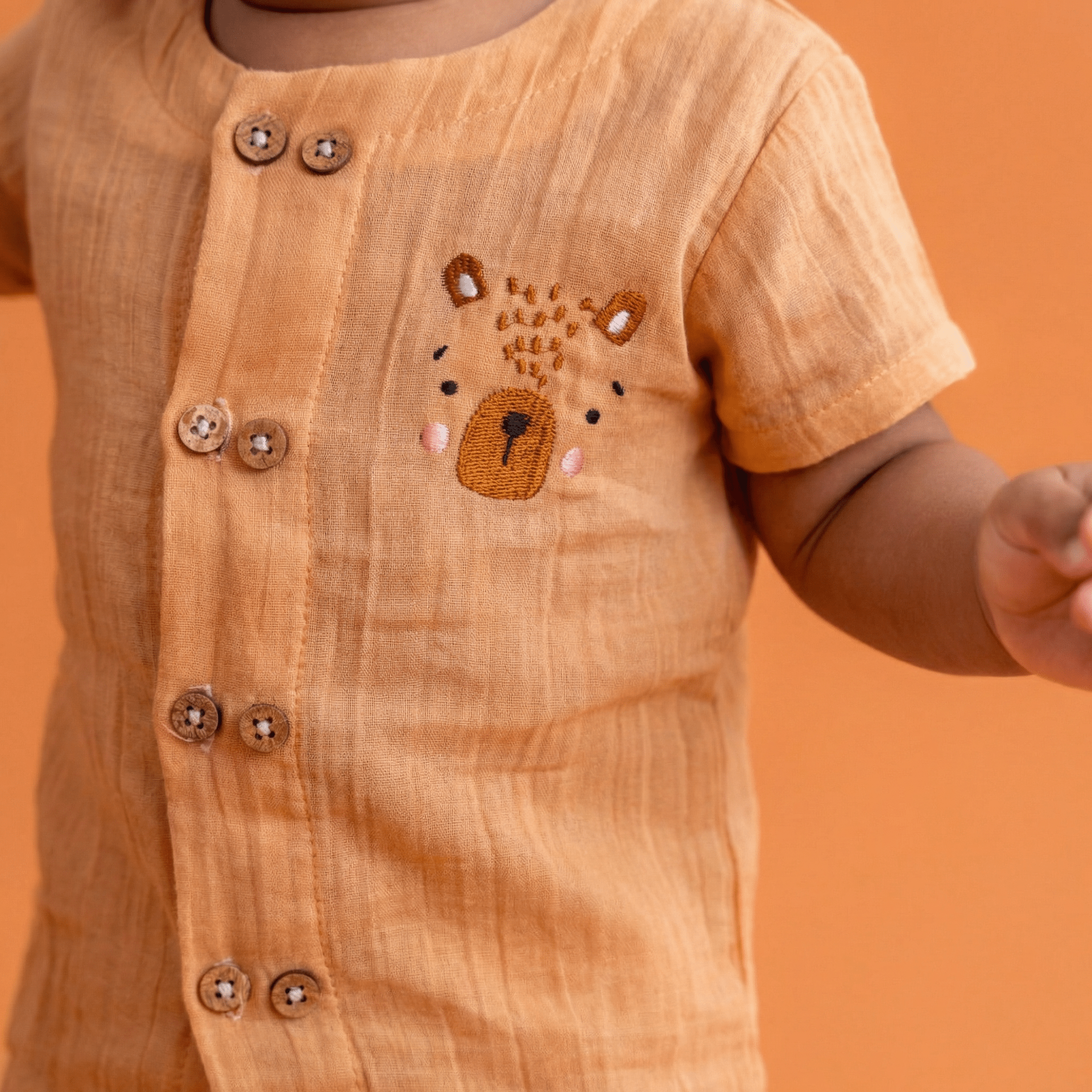 Lil Koala - Crinkled Muslin Co-ord Set