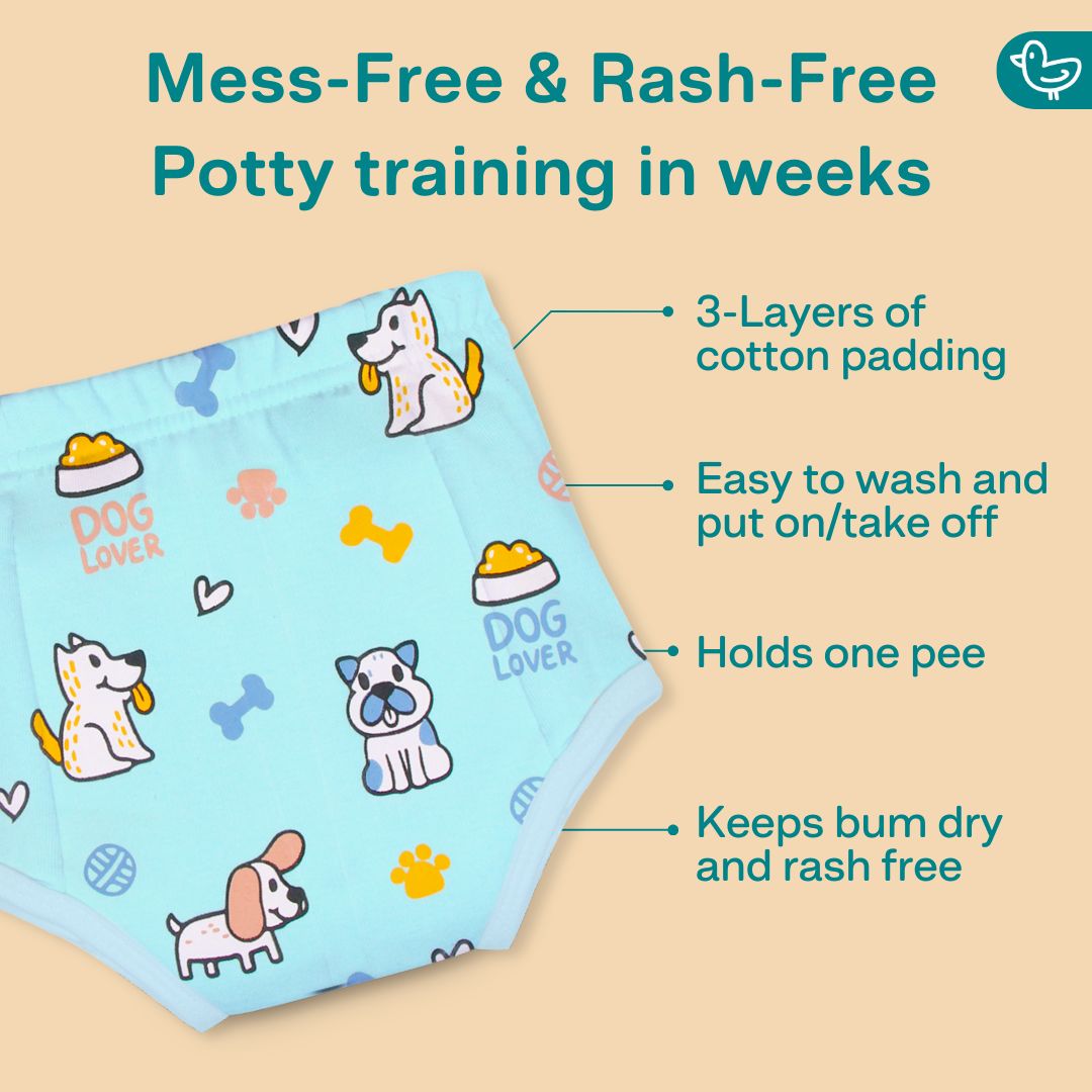 3-4 Years (Pack of 3) - Ultra Undies - Baby Padded Underwear