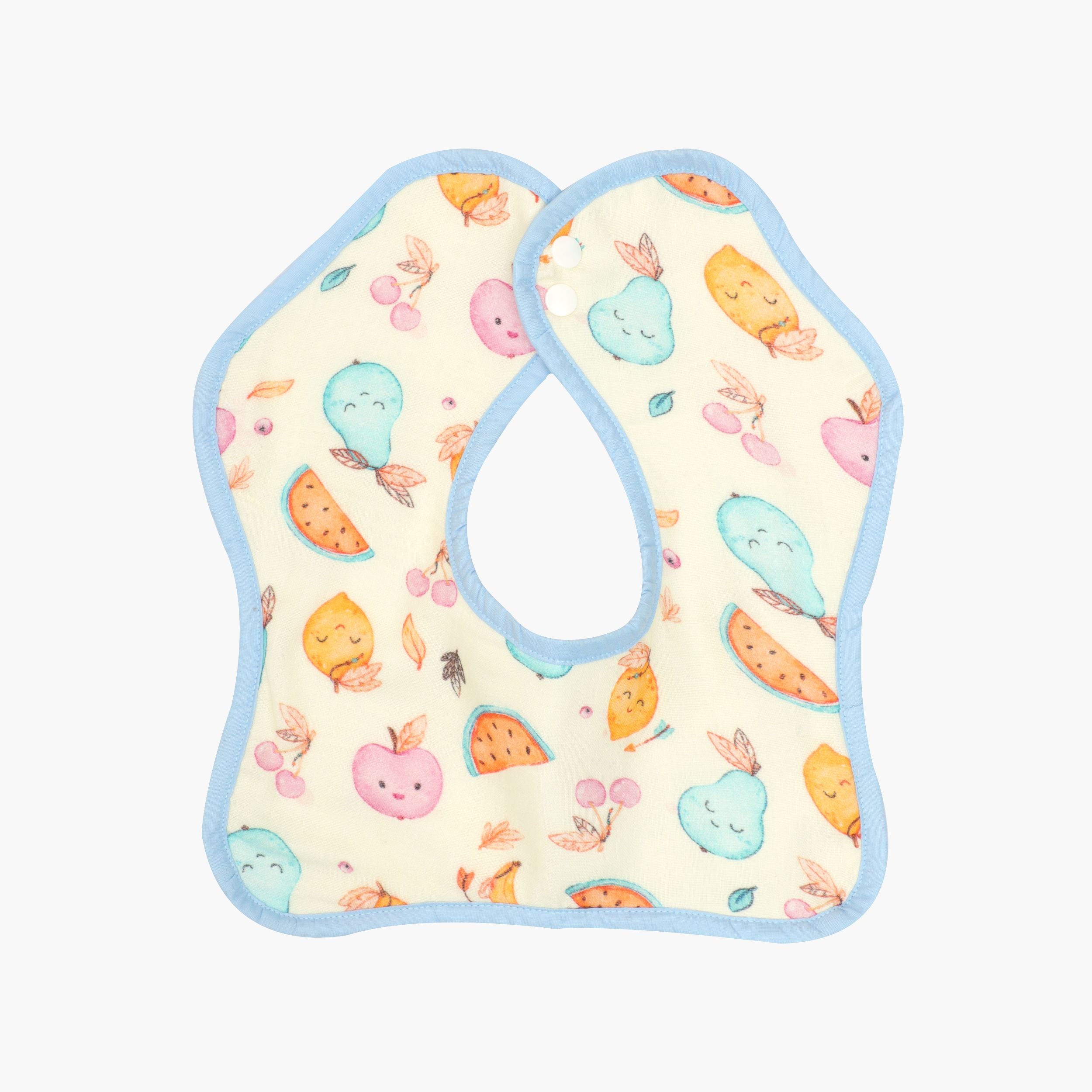 Galactic Zoo - Muslin Bib ( 6 - 12 Months )
