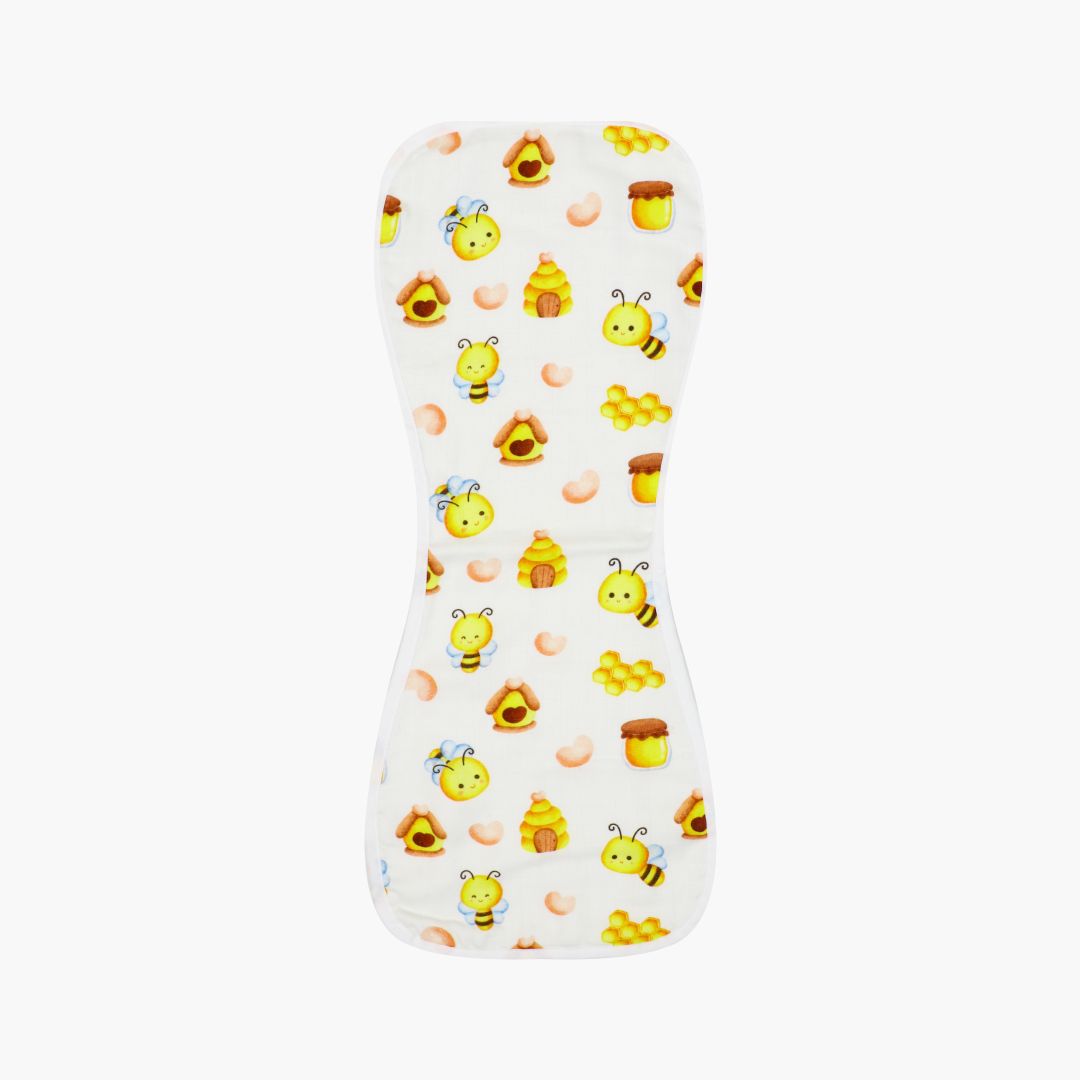 Bumble Bee - Organic Muslin Aloe Vera Burp Cloth