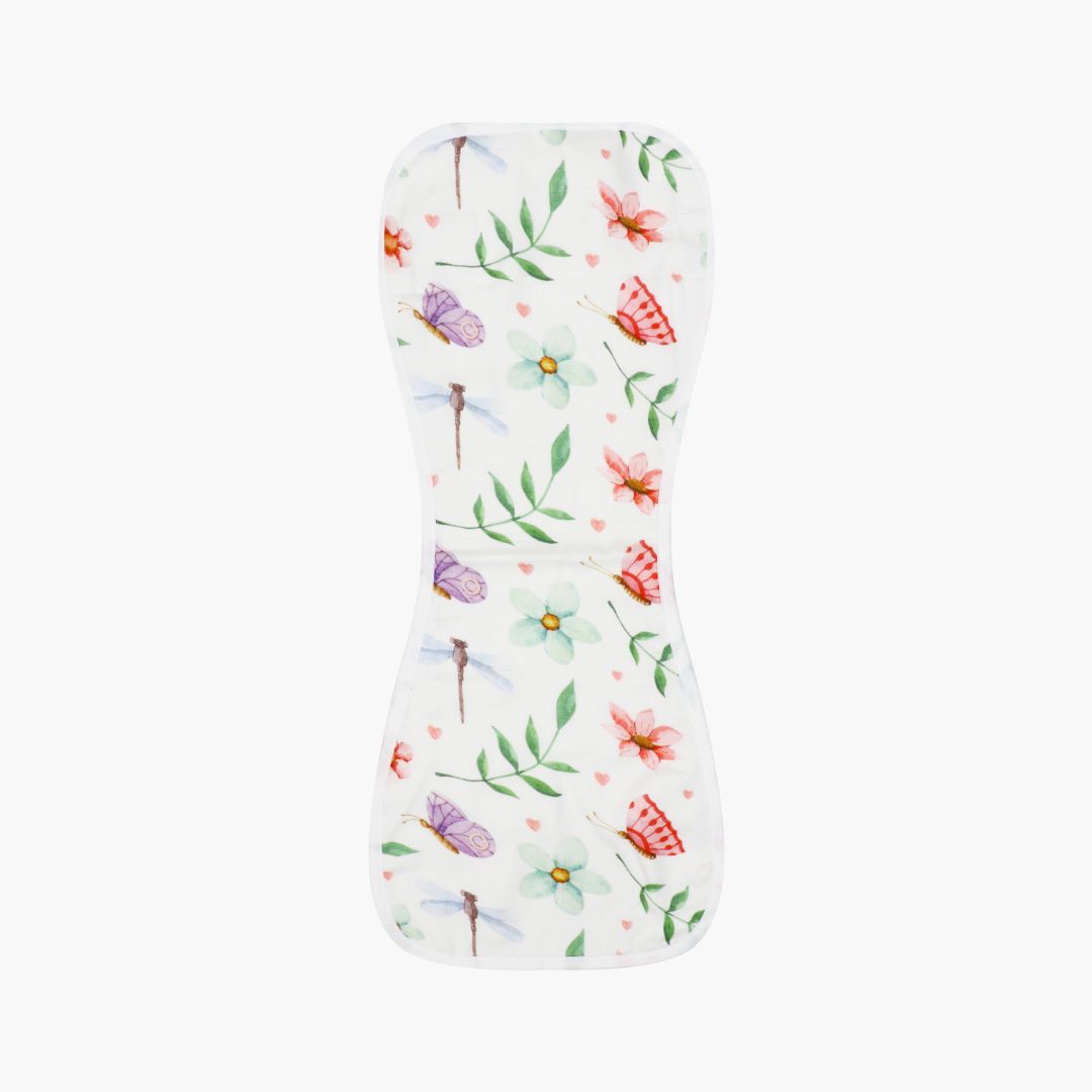 Spring Daisy - Organic Muslin Aloe Vera Burp Cloth