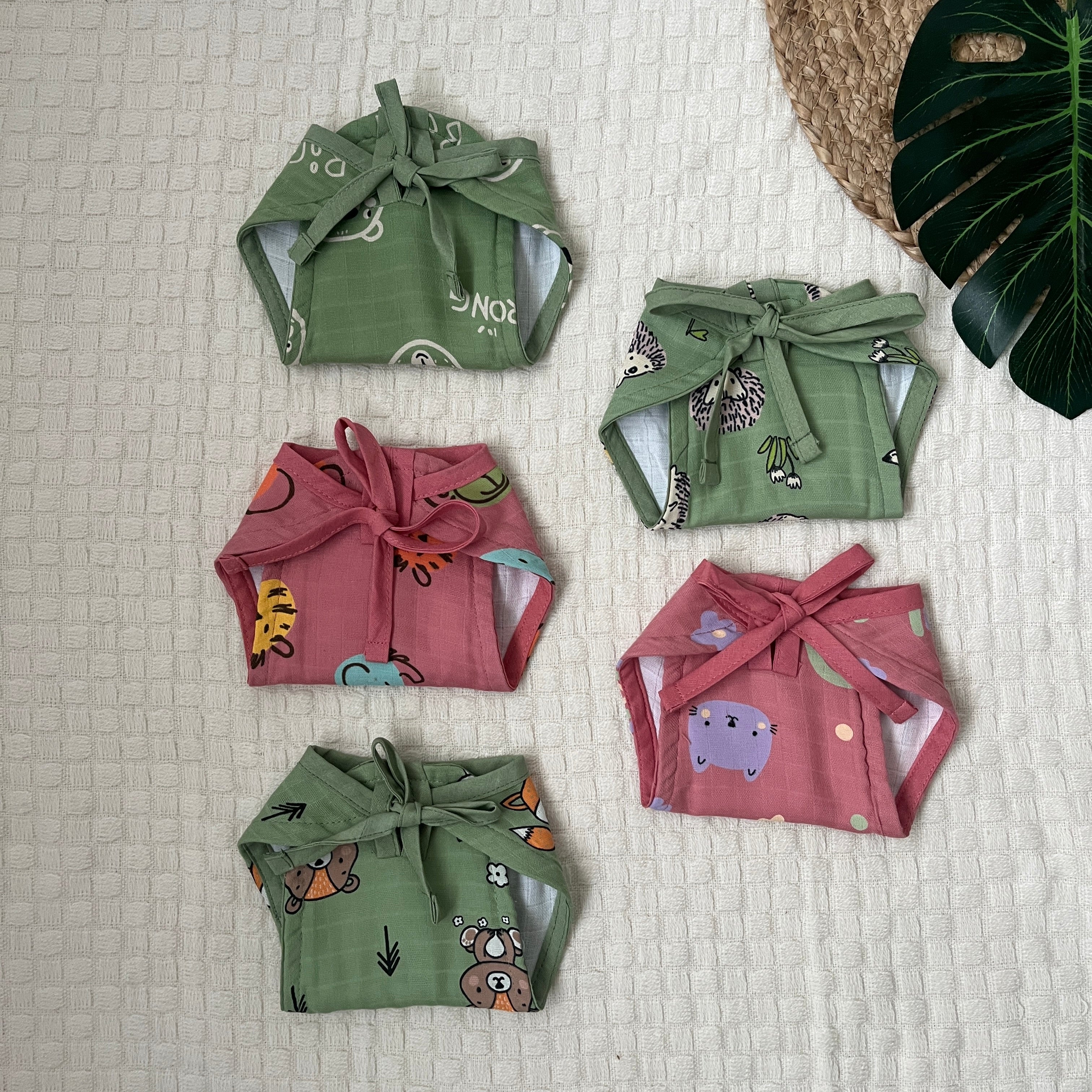 Muslin Nappies Colour Edition - Combo Packs