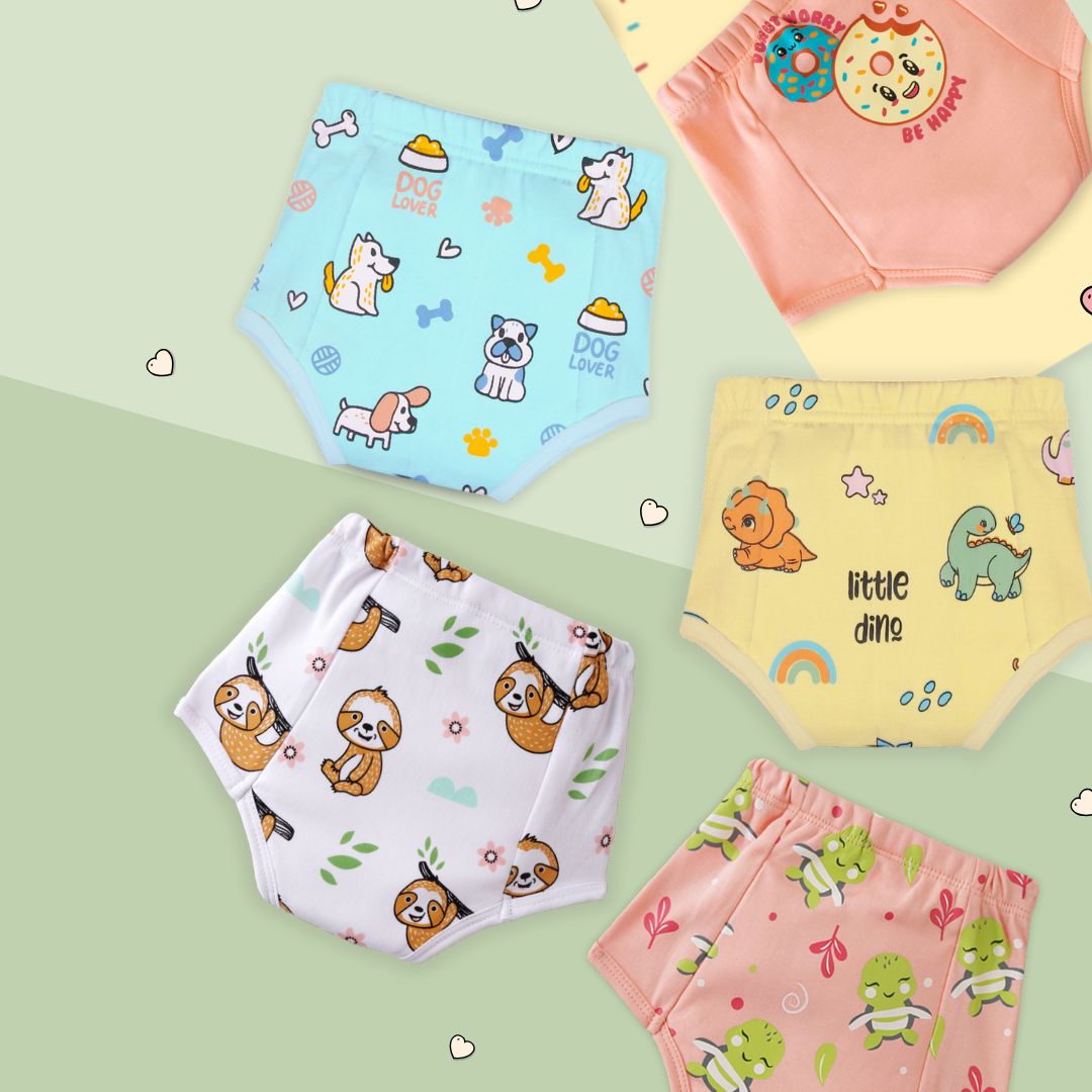 3-4 Years (Pack of 5) - Ultra Undies - Baby Padded Underwear