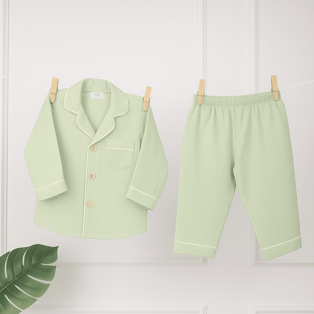 Sprouty - Crinkled Muslin Sleepsuit