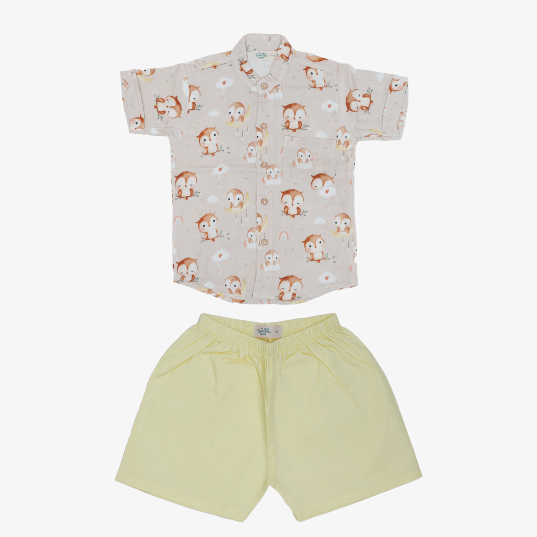 Bunny Rides - Muslin Top and Shorts for kids