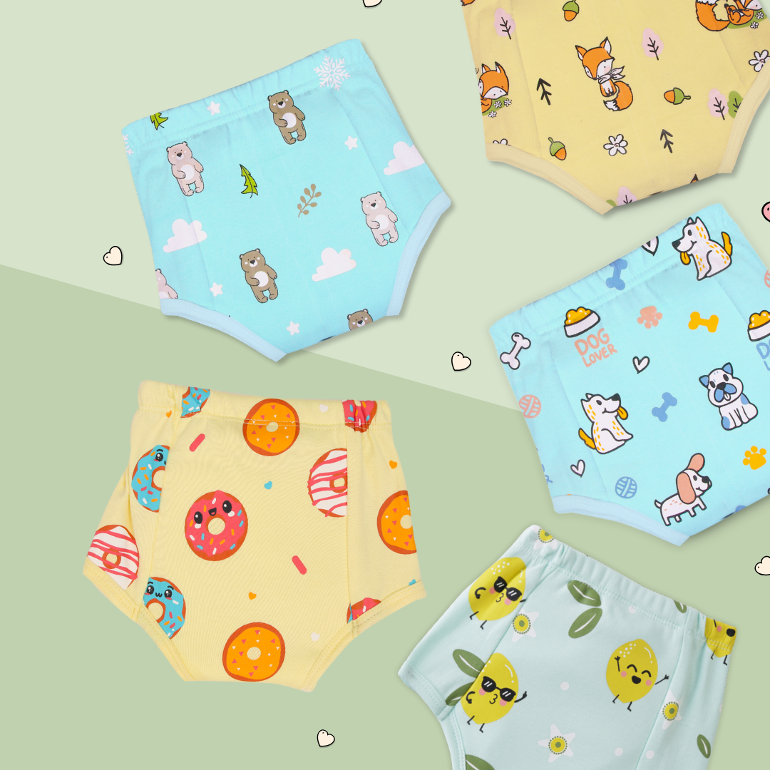 3-4 Years (Pack of 5) - Ultra Undies - Baby Padded Underwear
