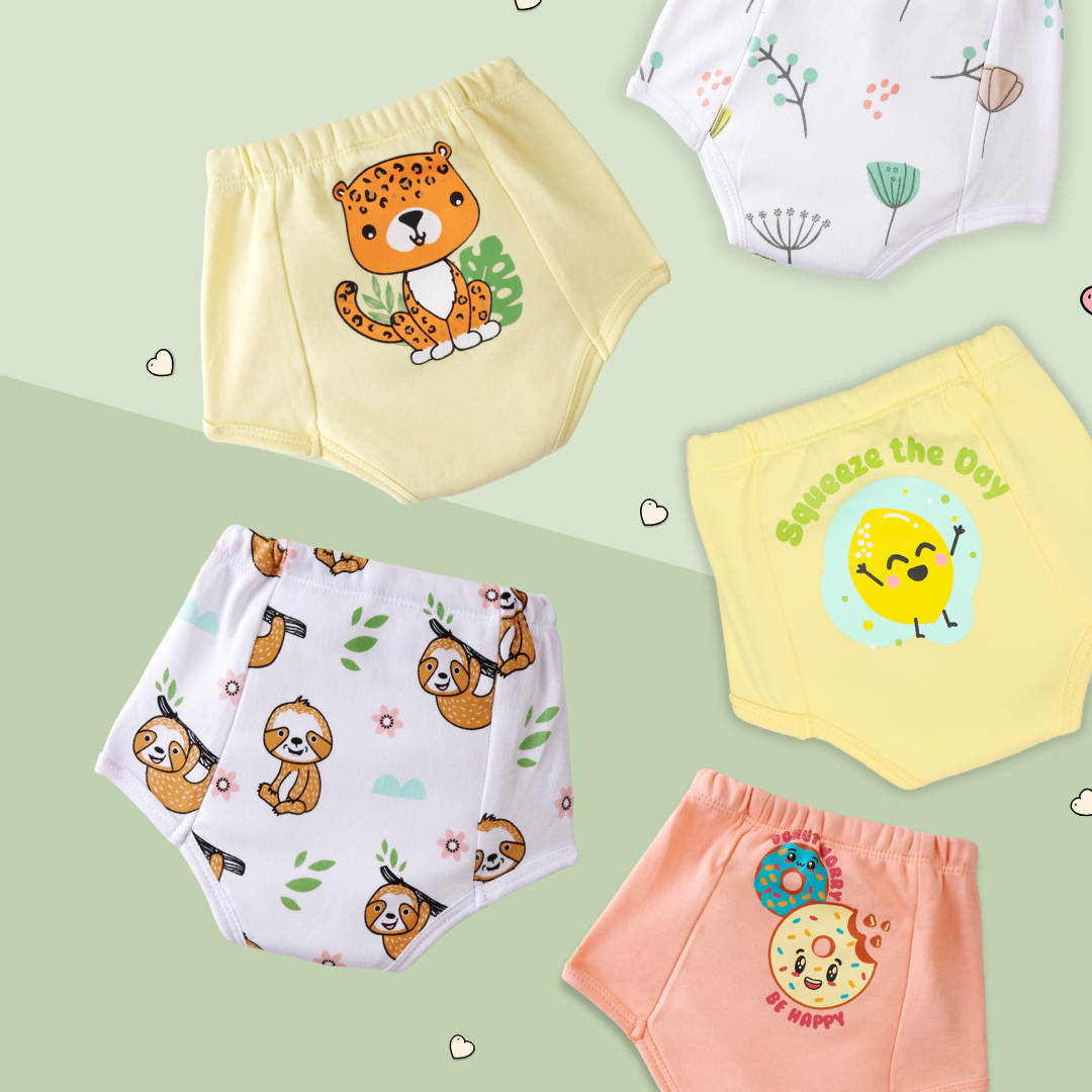 3-4 Years (Pack of 5) - Ultra Undies - Baby Padded Underwear