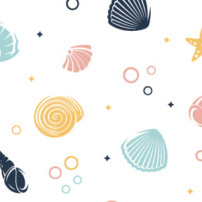 Sea Shell - Muslin 3 layer Blankets for babies