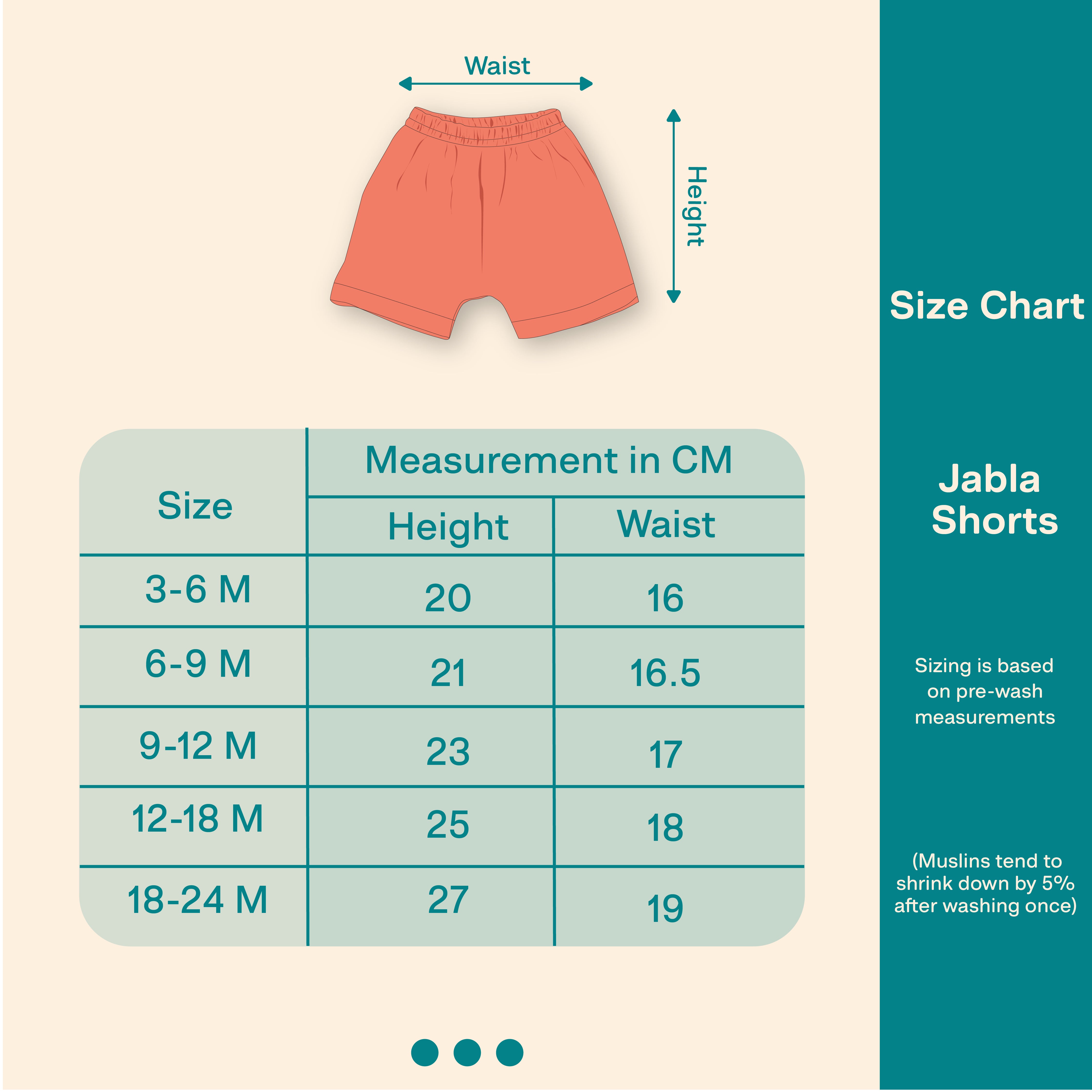 Tiny Wheel - Muslin Jabla and Shorts for Babies and Toddlers