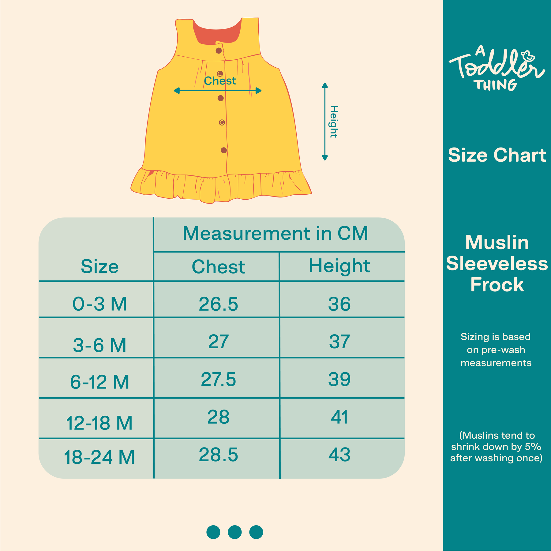 Sugar Stone - Muslin Sleeveless A-Line Frock (Pack of 2)