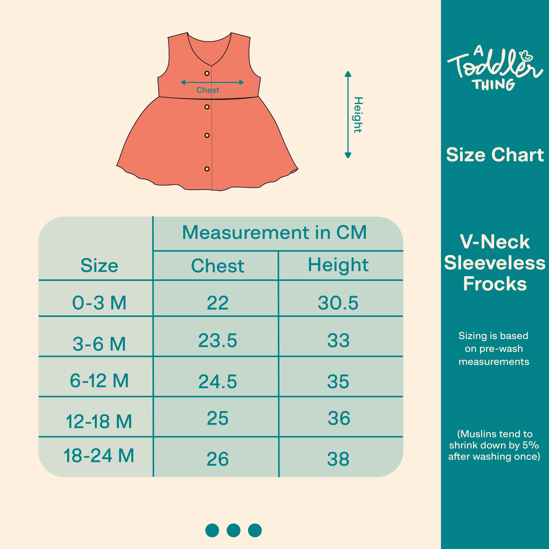 Juicy Fins - Muslin V neck Sleeveless Frock (Pack of 2)
